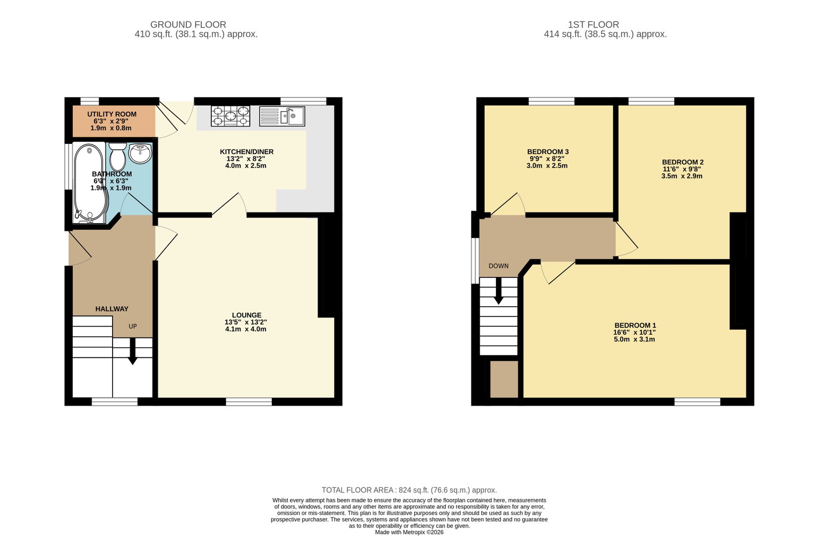 26, Breiwick Road, Shetland floorplan