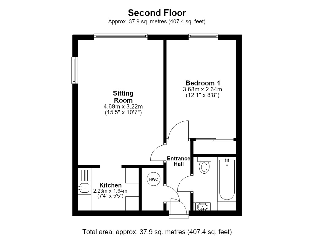 Flat 31, Homecanton House, Somerset floorplan