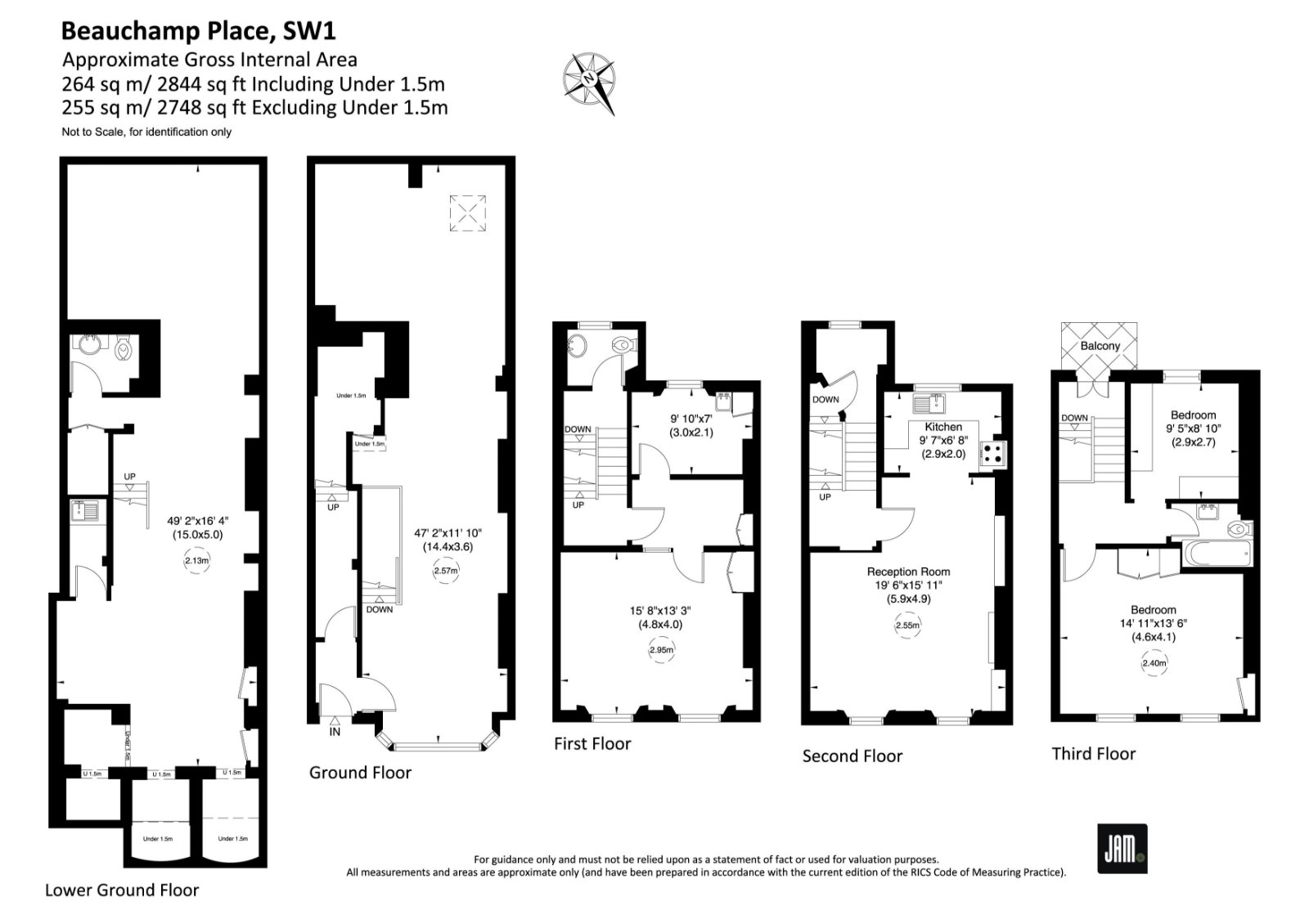 35, Beauchamp Place, London floorplan