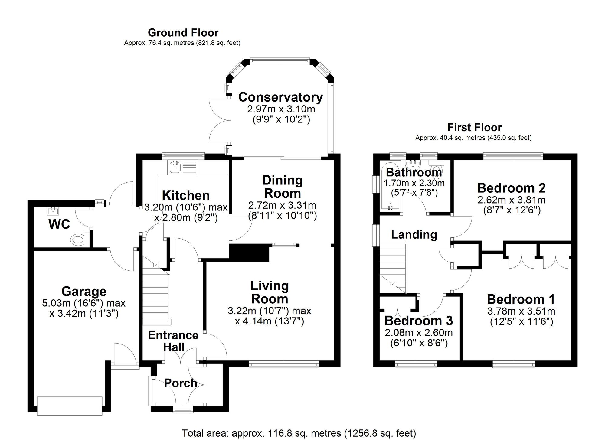 2 Hollybank, Warrington floorplan