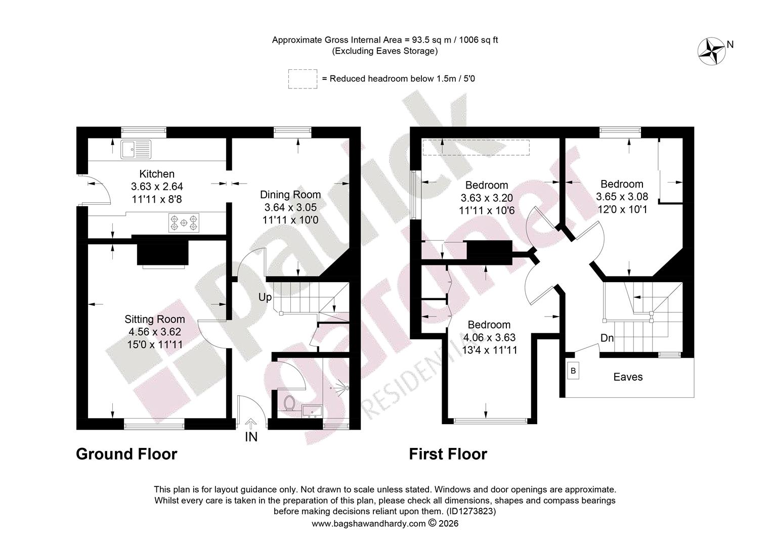 33, Poplar Avenue, Leatherhead floorplan