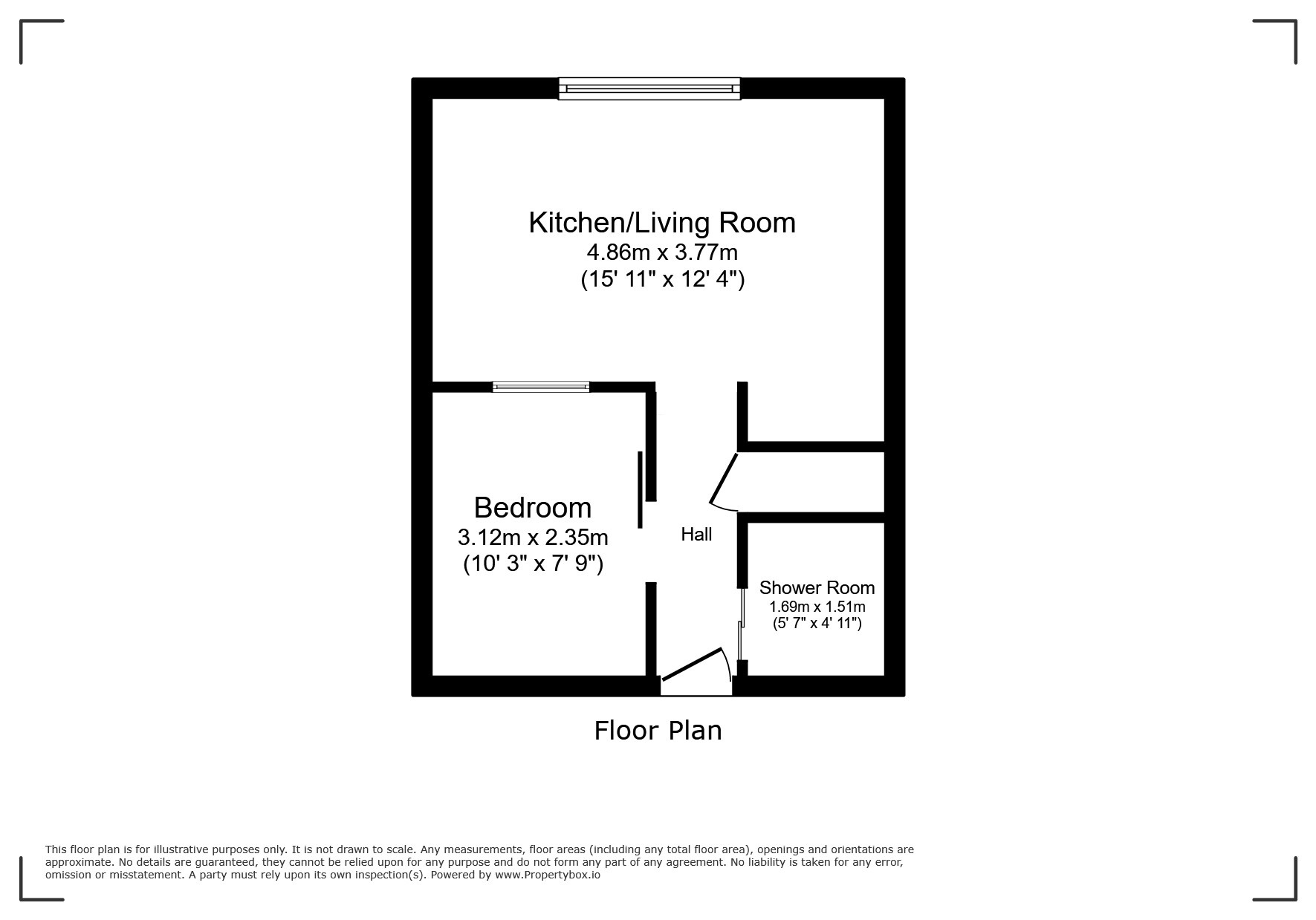 Flat 28, Winchester Court,, Sutherland Close, Hampshire floorplan