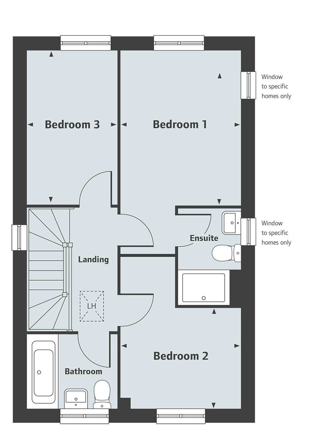 Plot 399, 4, Leighton Drive, Beverley floorplan