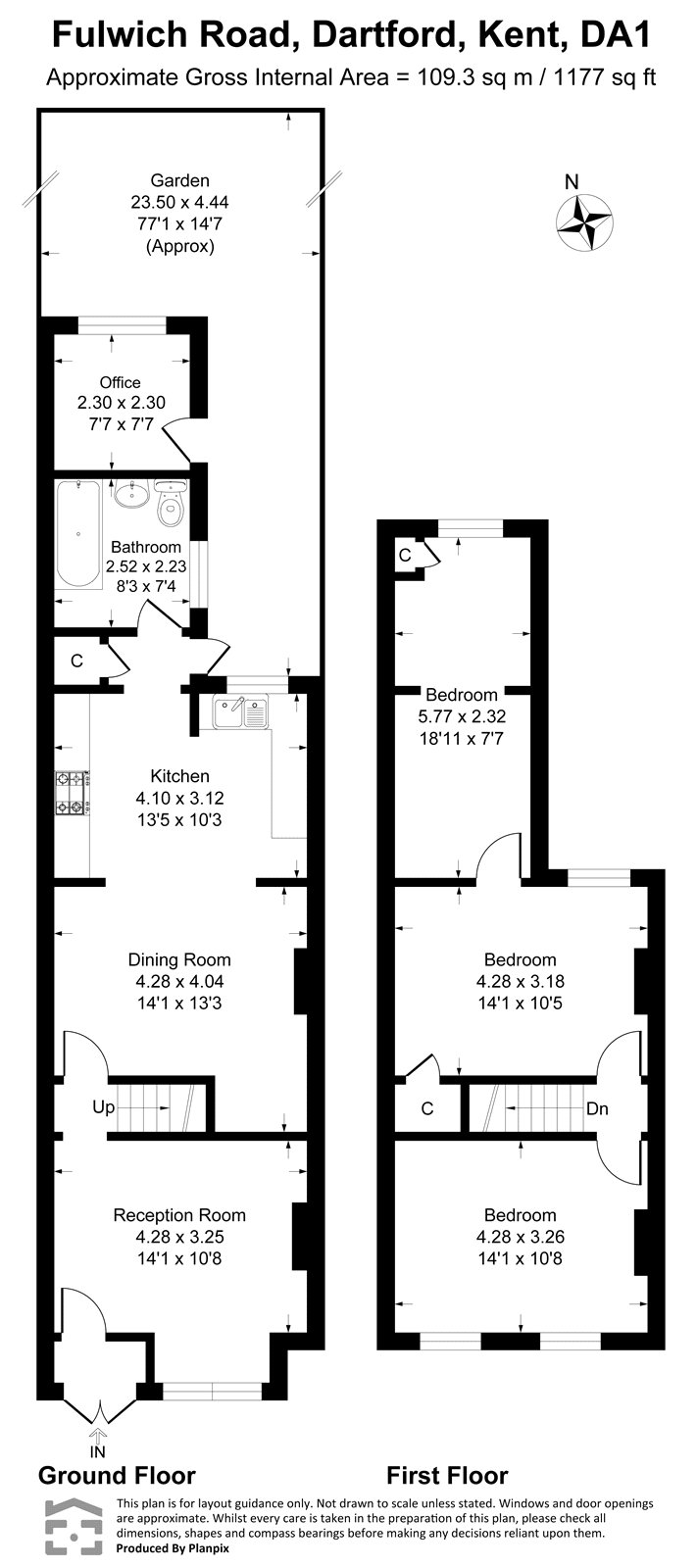 72, Fulwich Road, Kent floorplan