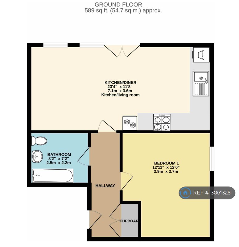 Church View Spencer Road, Eastbourne floorplan
