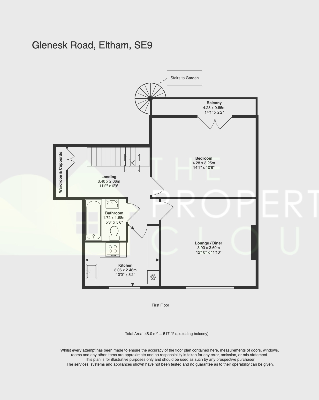 49C Glenesk Road, London, Greater London floorplan