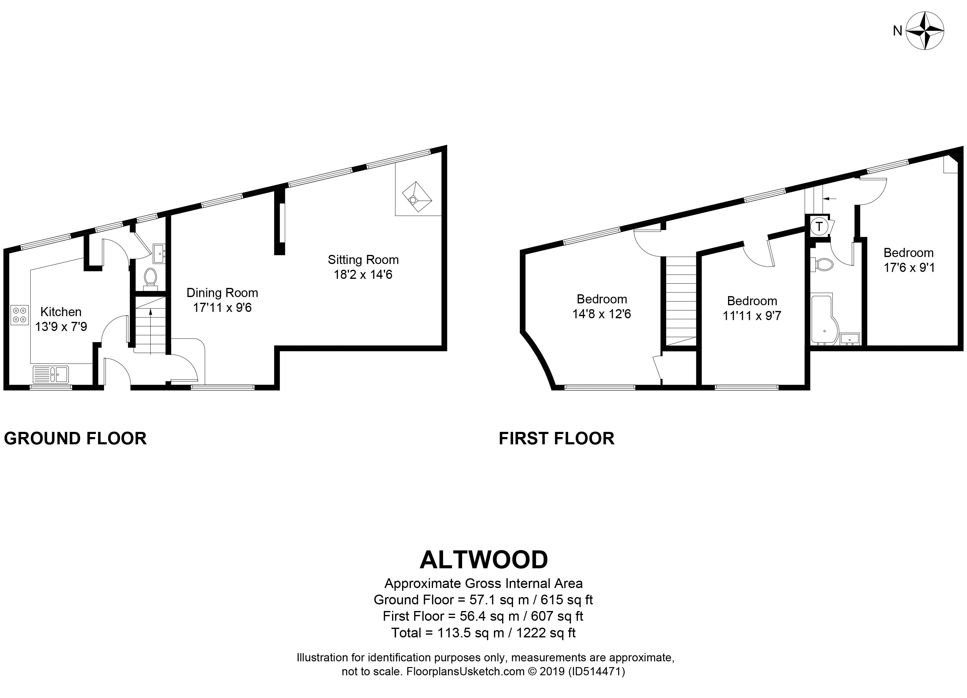 3 Bedrooms Terraced house for sale in Cherry Garden Lane, Littlewick Green, Maidenhead SL6