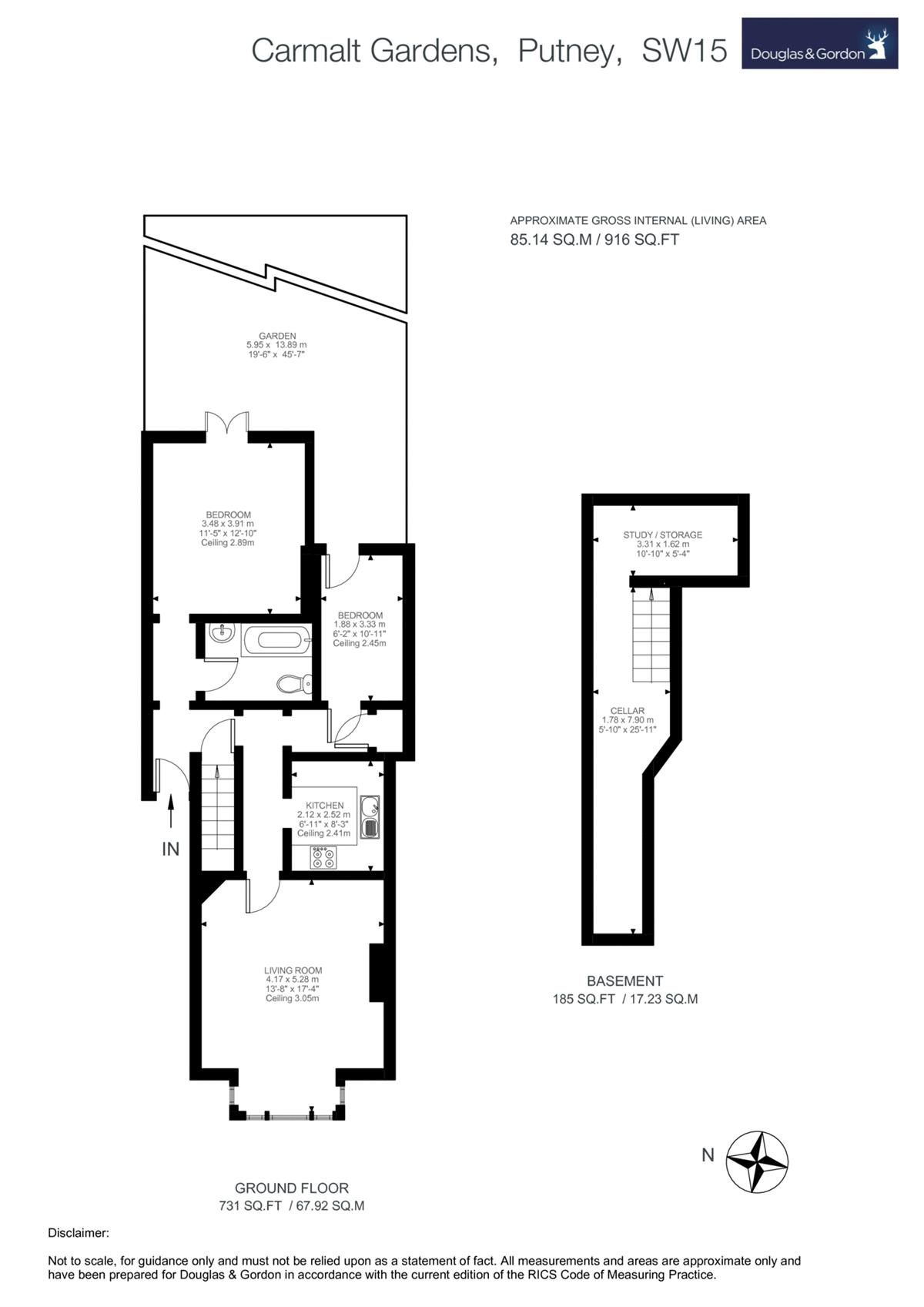 2 Bedrooms Flat to rent in Carmalt Gardens, London SW15