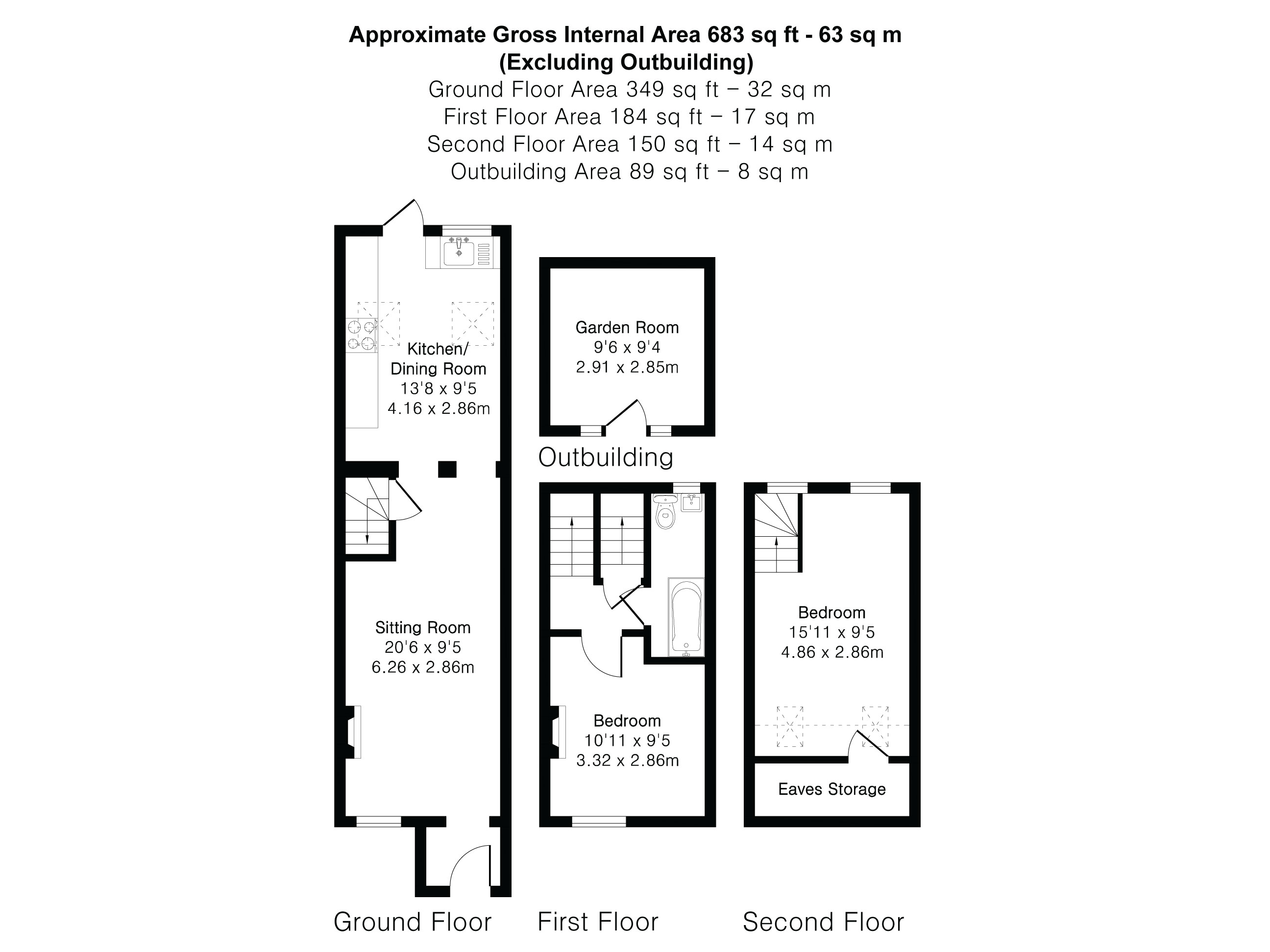 Temple Road, Oxford floorplan
