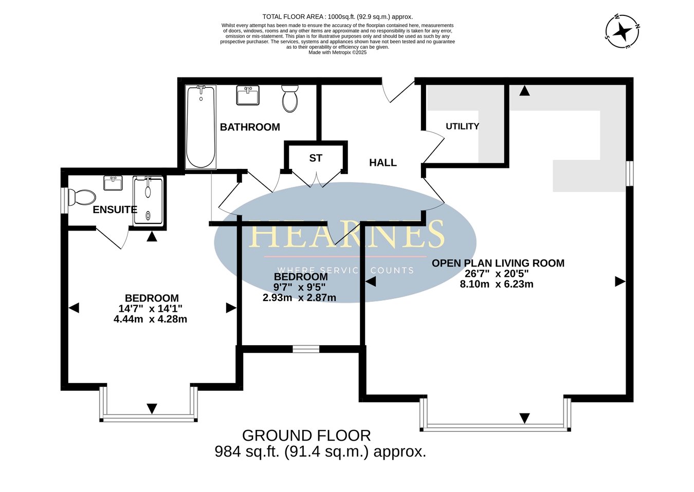Thomas Court, 14 Golf Links Road, Ferndown floorplan