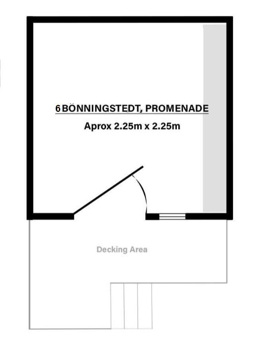 6, Beach Huts, Bonningstedt Promenade, Seaford floorplan