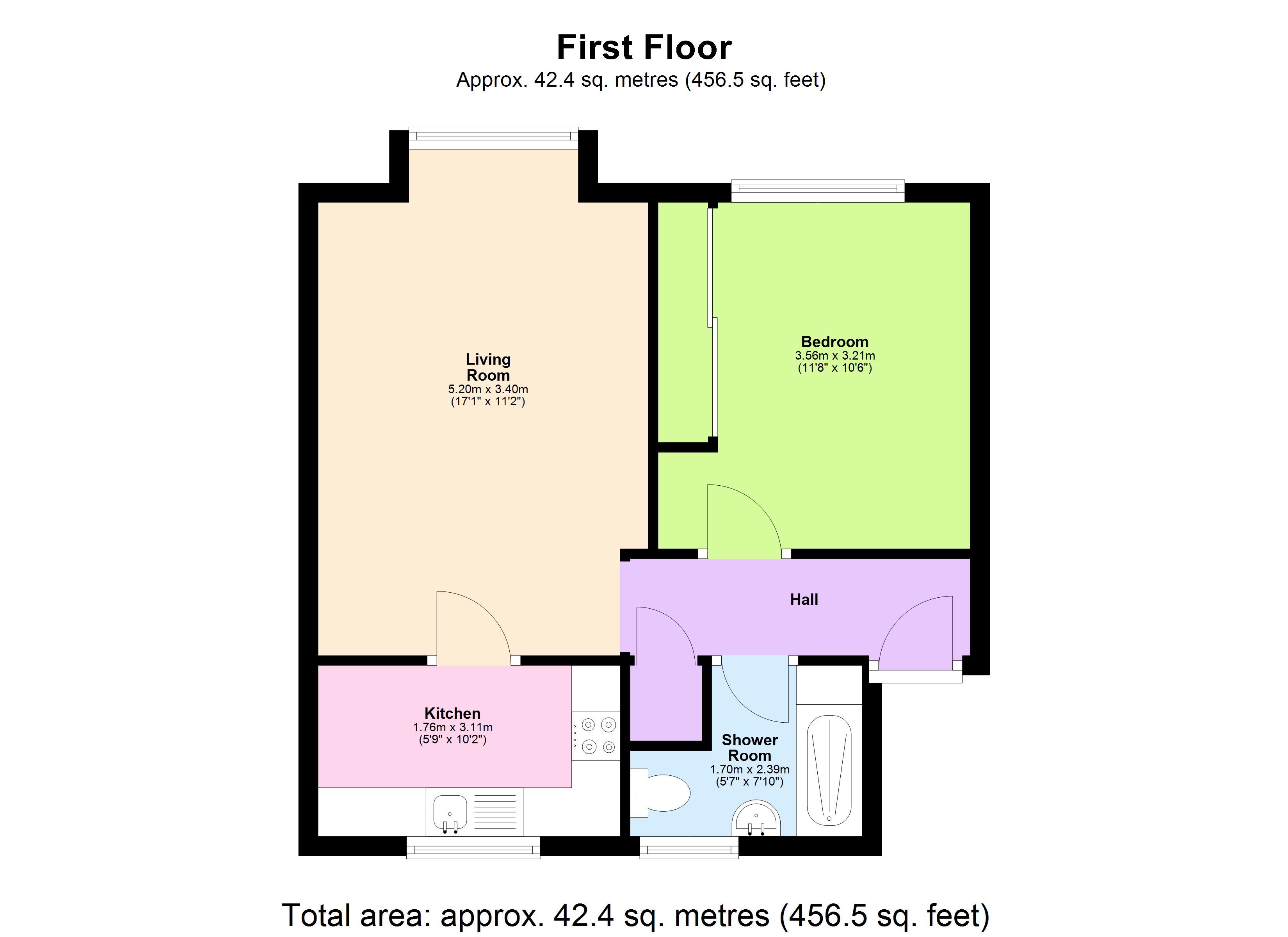 22 Windsor Court,, Rutherford Close, Hertfordshire floorplan