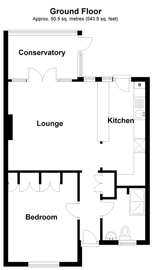 1 Bedrooms Bungalow for sale in The Orchard, Hassocks, West Sussex BN6
