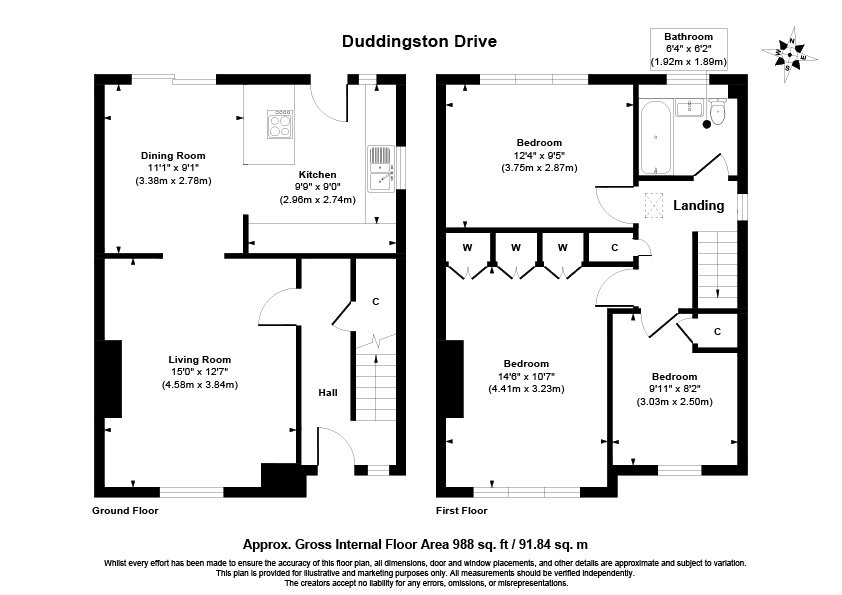 22, Duddingston Drive, Kirkcaldy floorplan