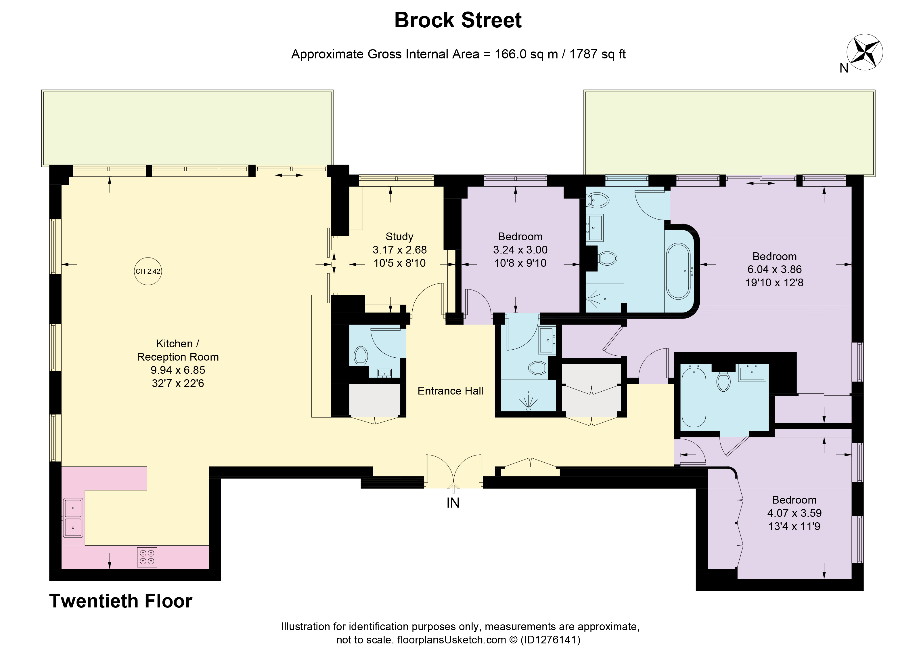20, Brock Street, London floorplan