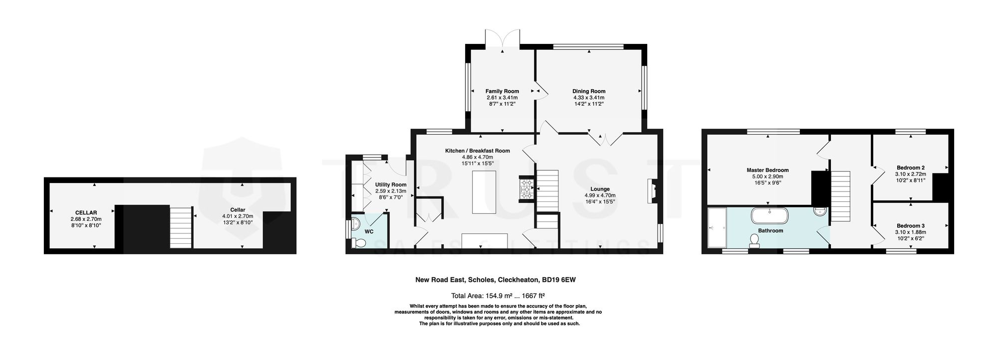 10-12 New Road East, Cleckheaton floorplan