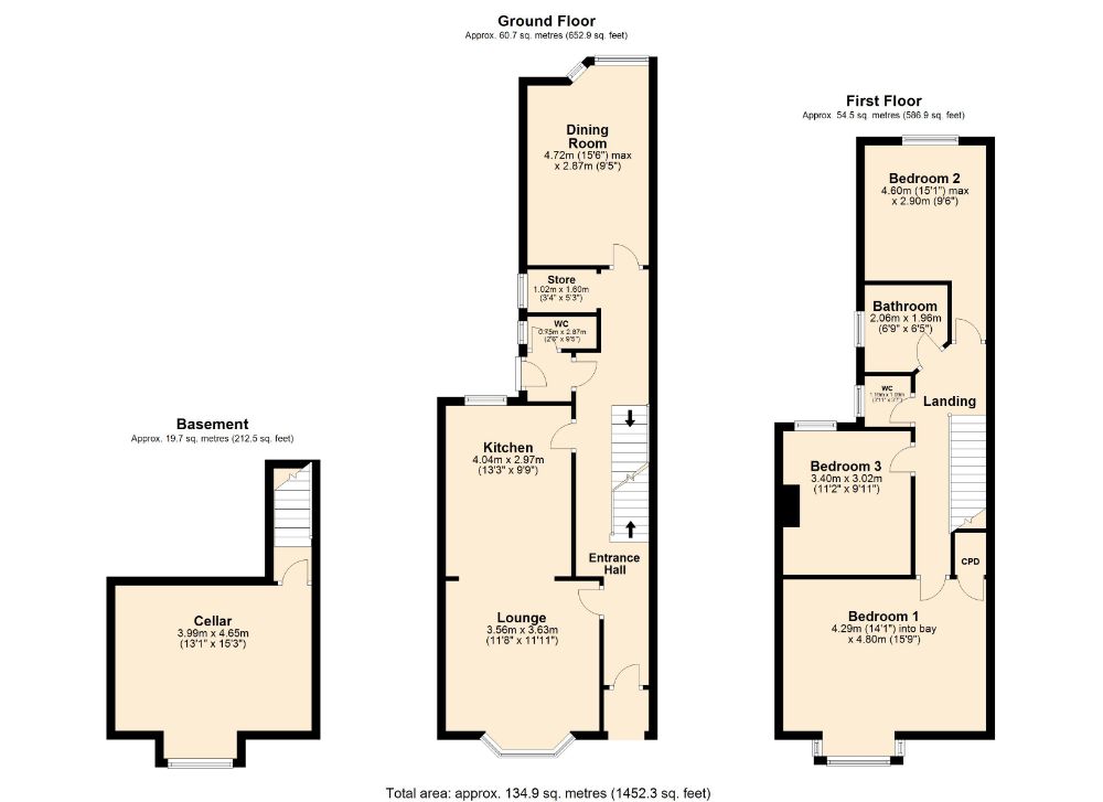 3 Bedrooms Terraced house for sale in Ashburnham Road, Abington, Northampton NN1