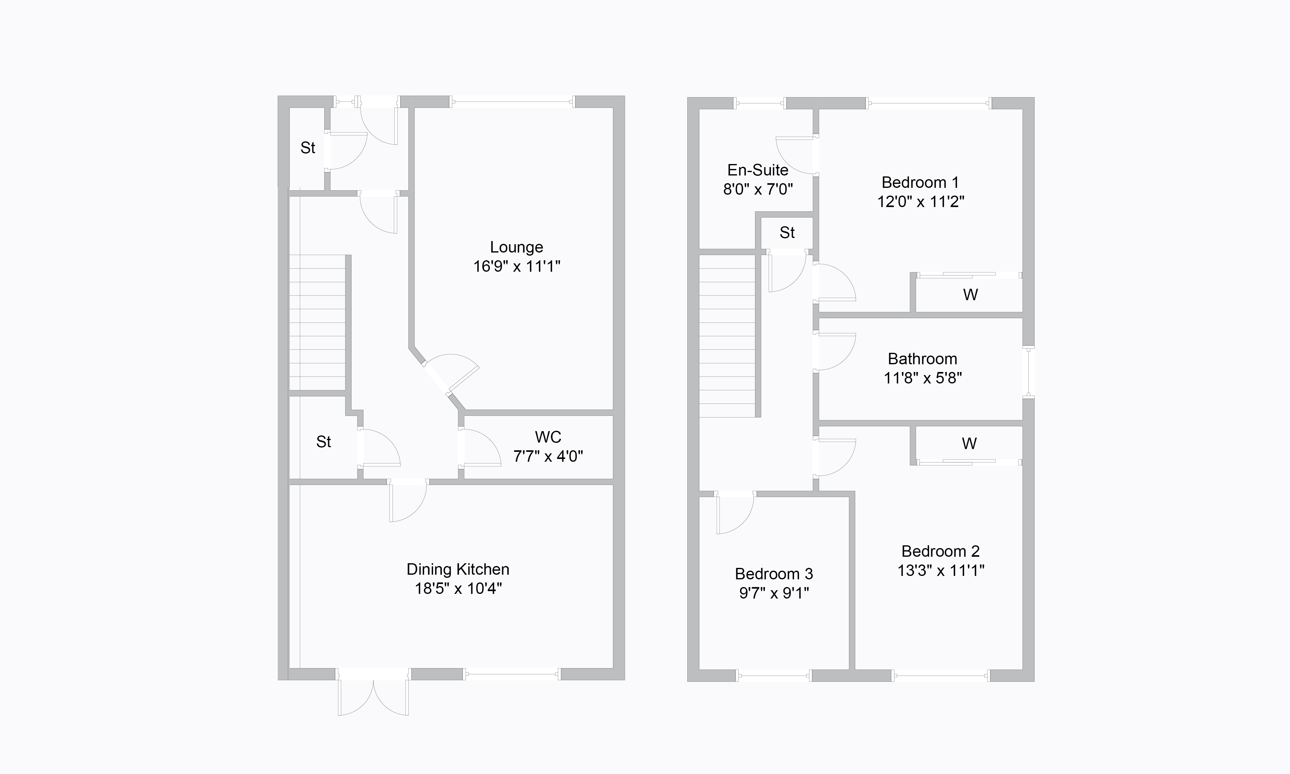 3 Bedrooms Semi-detached house for sale in Dunmore Street, Balfron, Stirlingshire G63