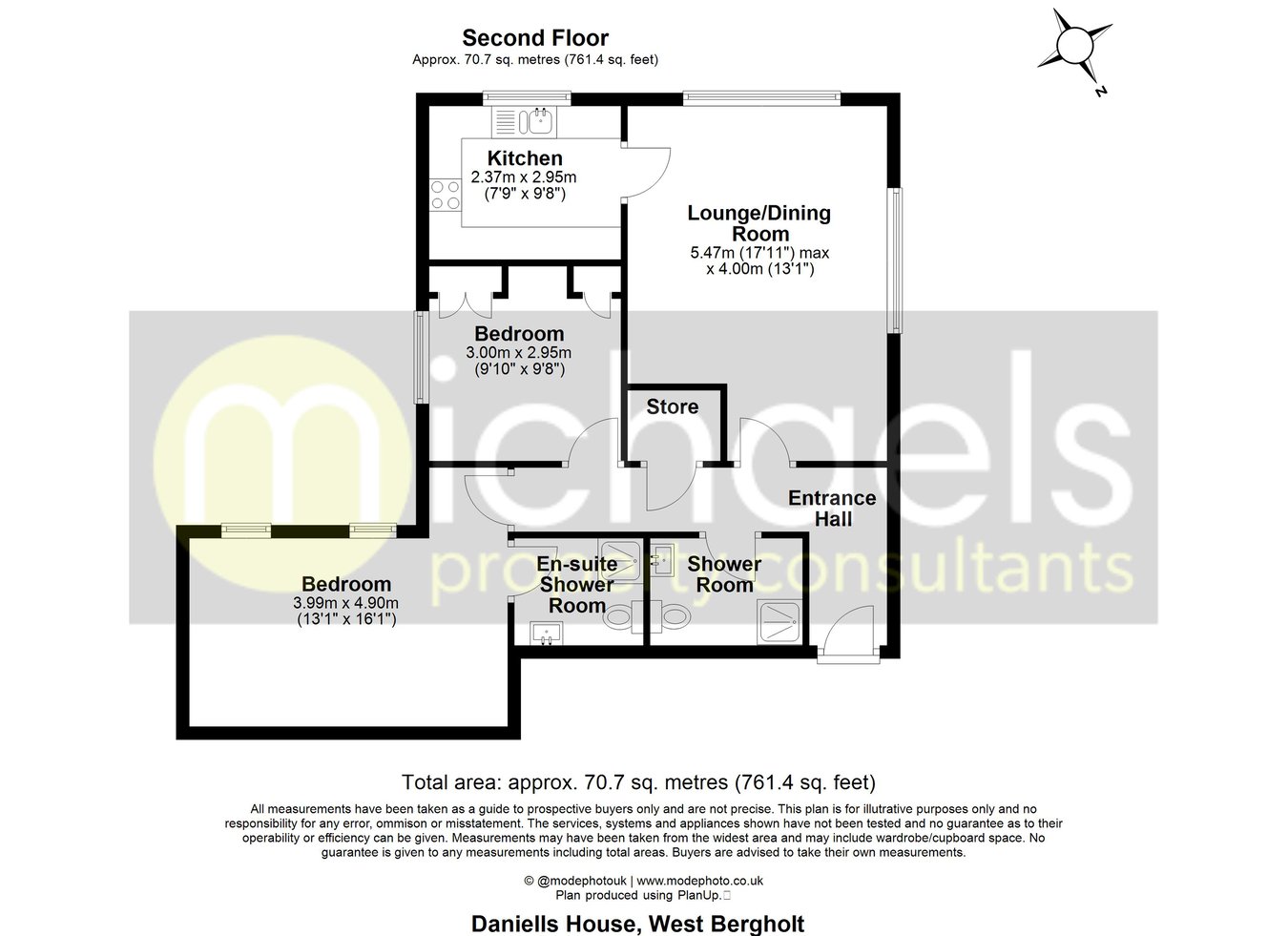 7 Daniells House, Colchester Road, Colchester floorplan