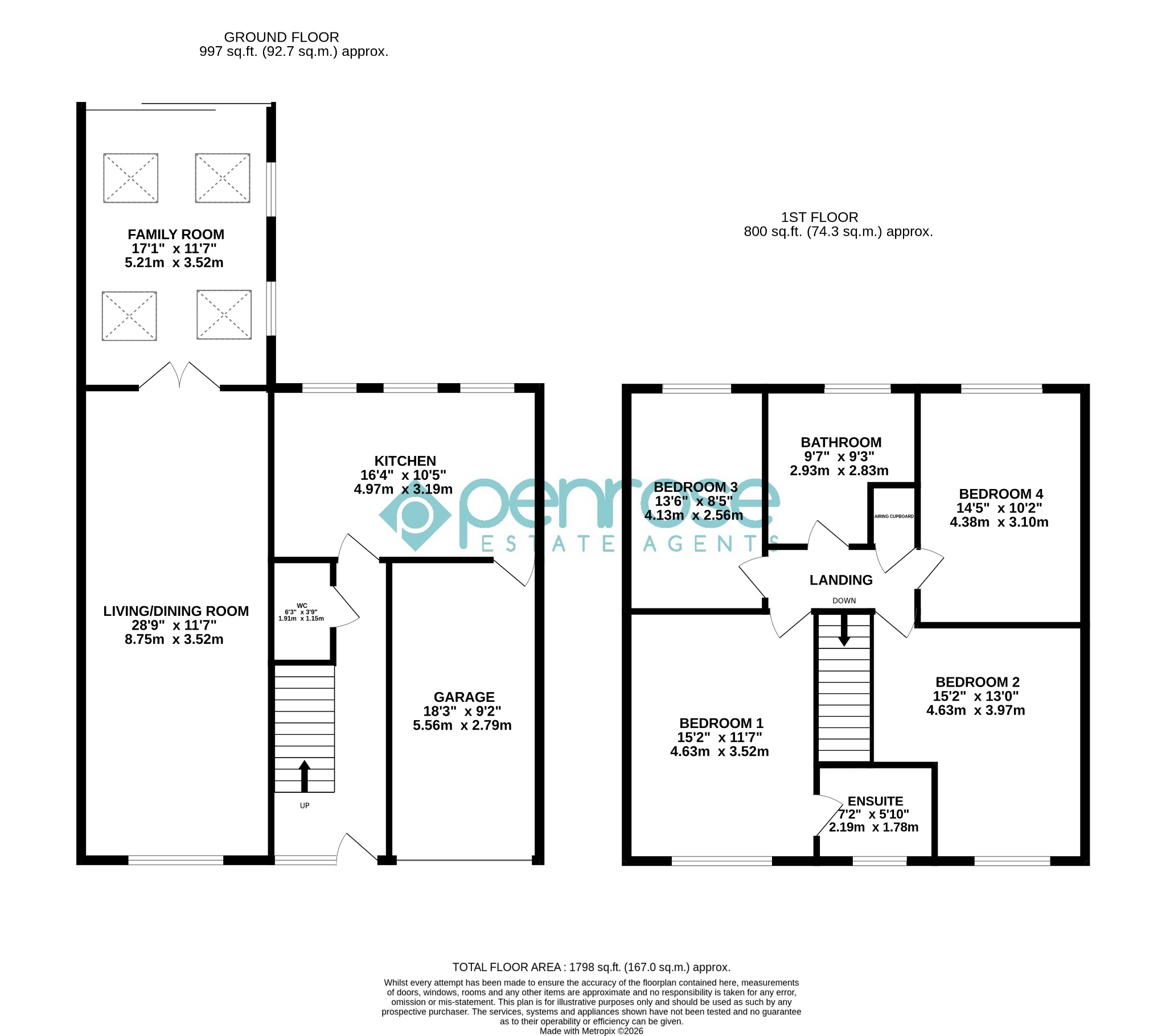 21 Hayton Close, Luton, Bedfordshire floorplan