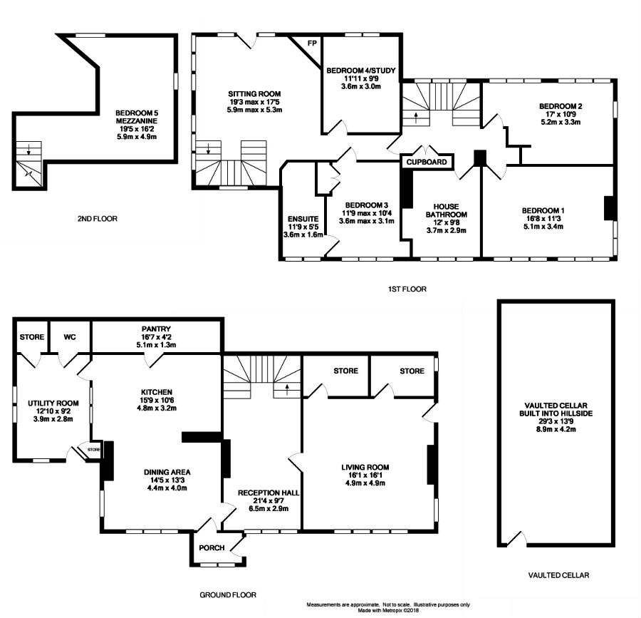 5 Bedrooms Detached house for sale in Blake Lee Lane, Marsden, Huddersfield HD7
