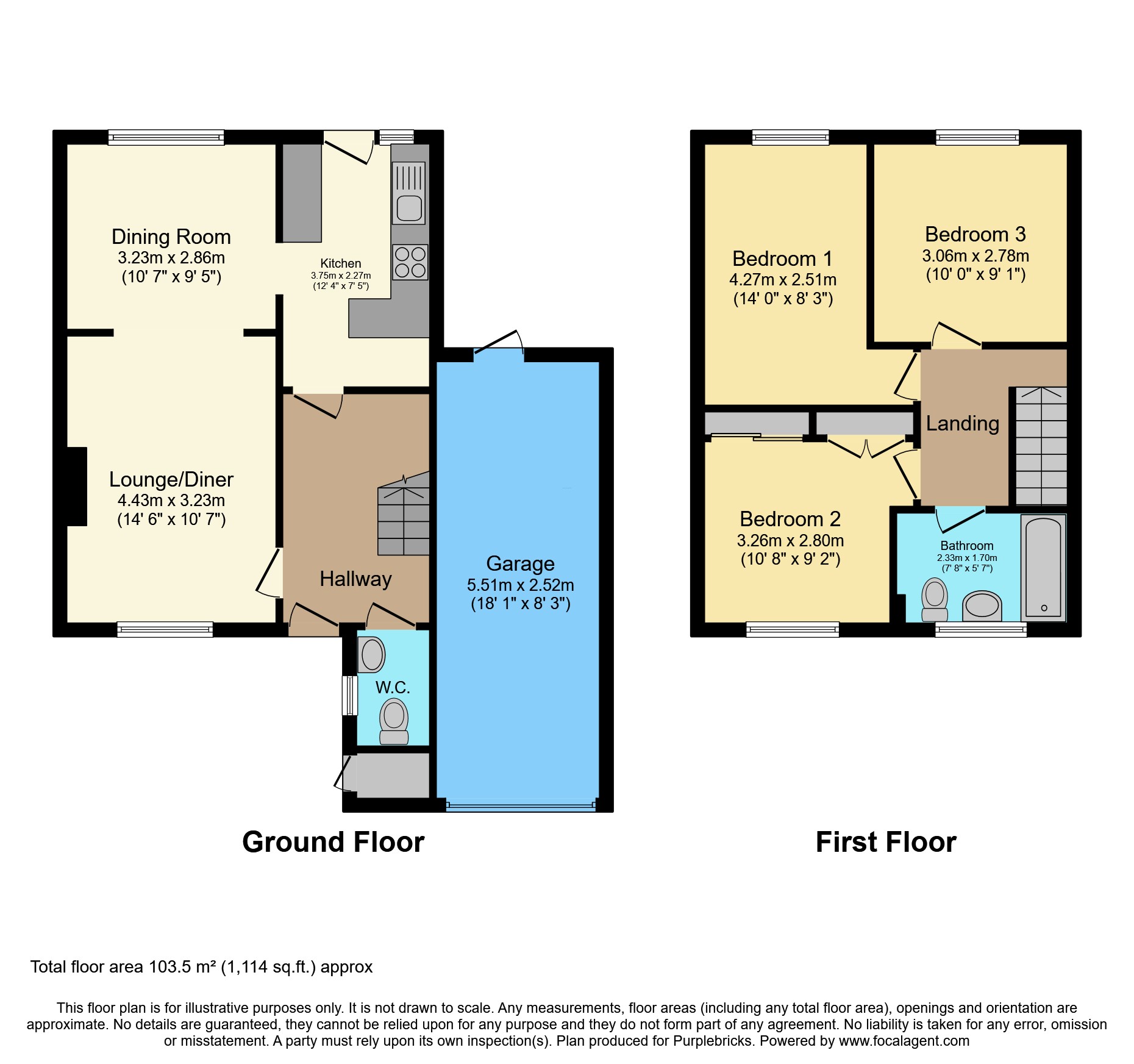 23, The Incline, Telford floorplan