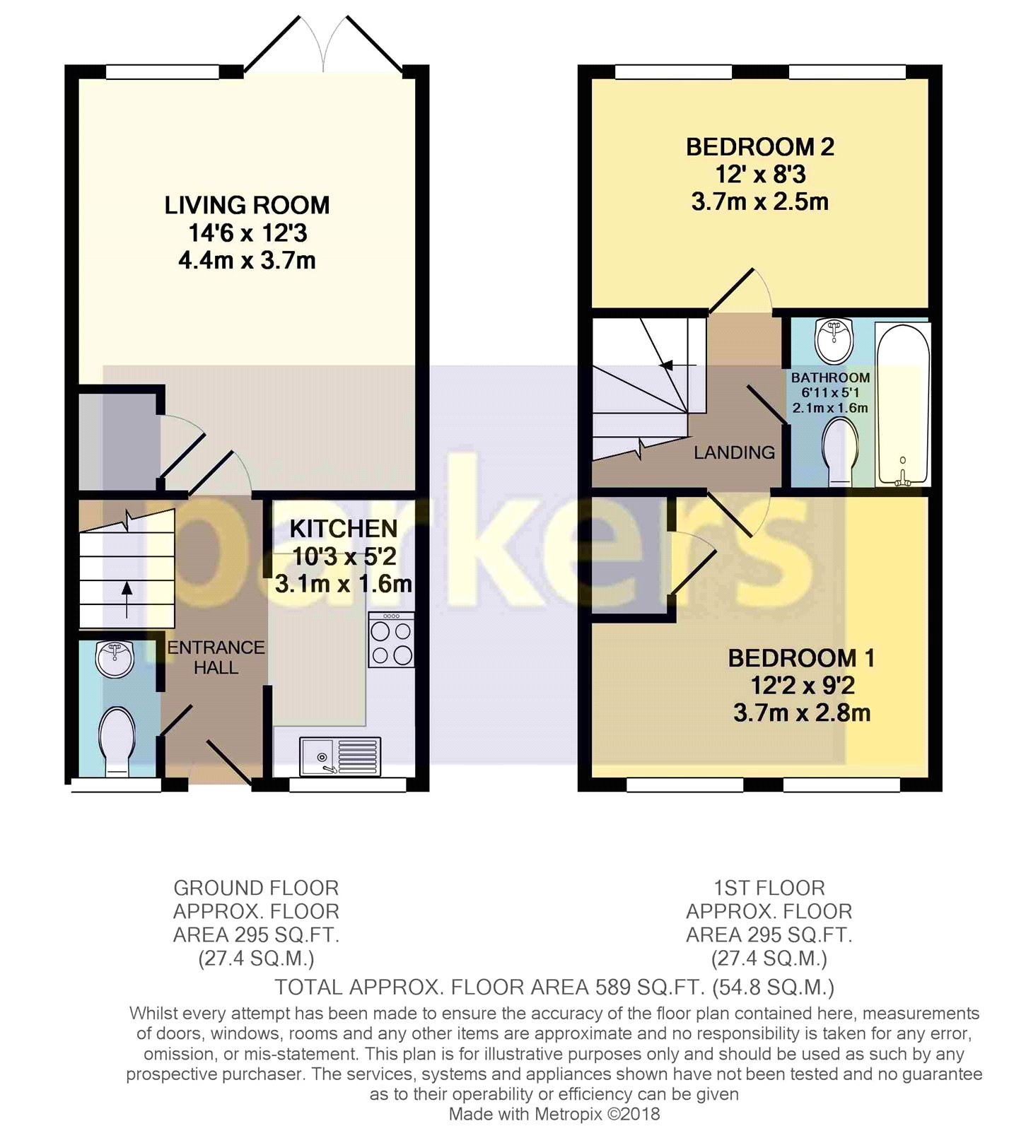 2 Bedrooms Terraced house for sale in Tay Road, Tilehurst, Reading, Berkshire RG30