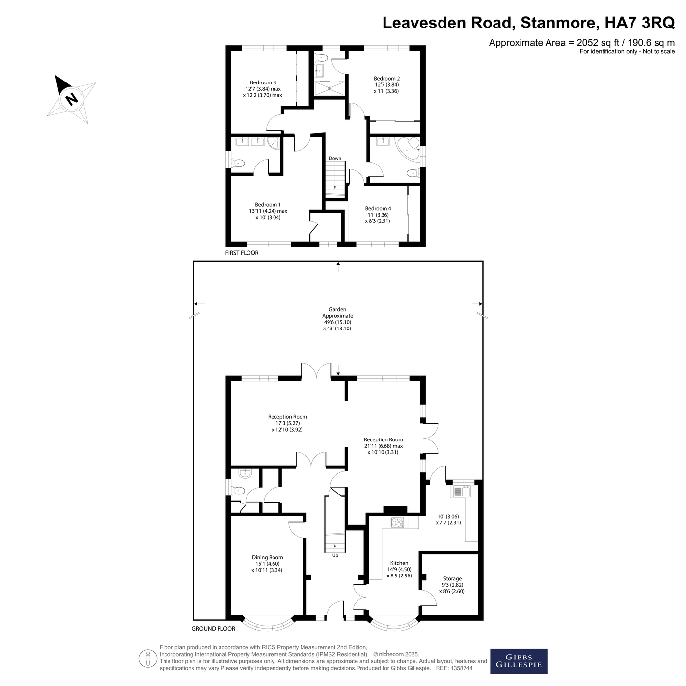 19, Leavesden Road, Stanmore floorplan