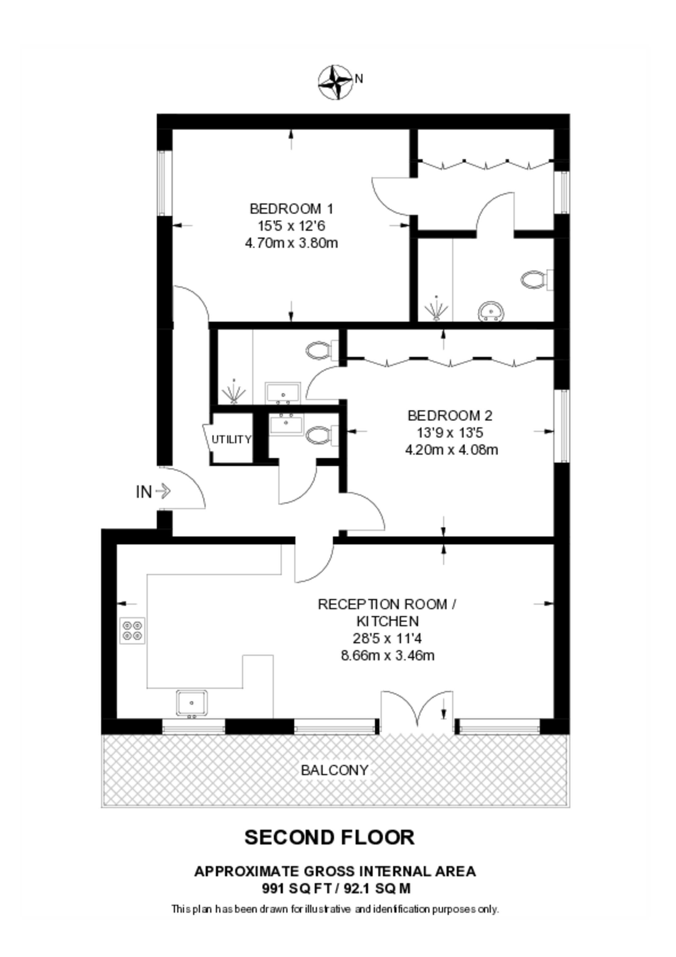 Duke Place, Wimbledon floorplan