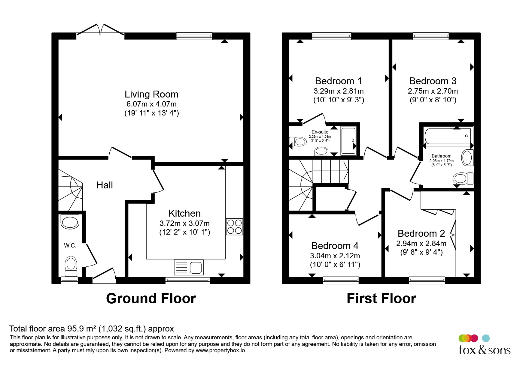 1, Mattravers Walk, Taunton floorplan