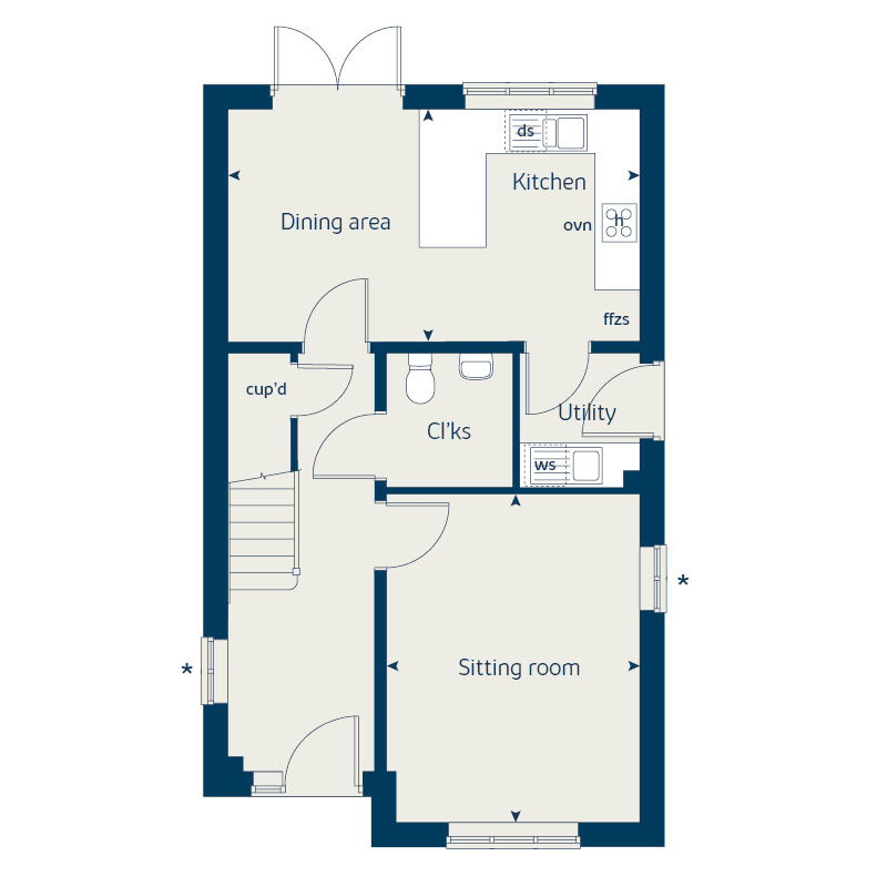 115, Brox Road, Ottershaw floorplan