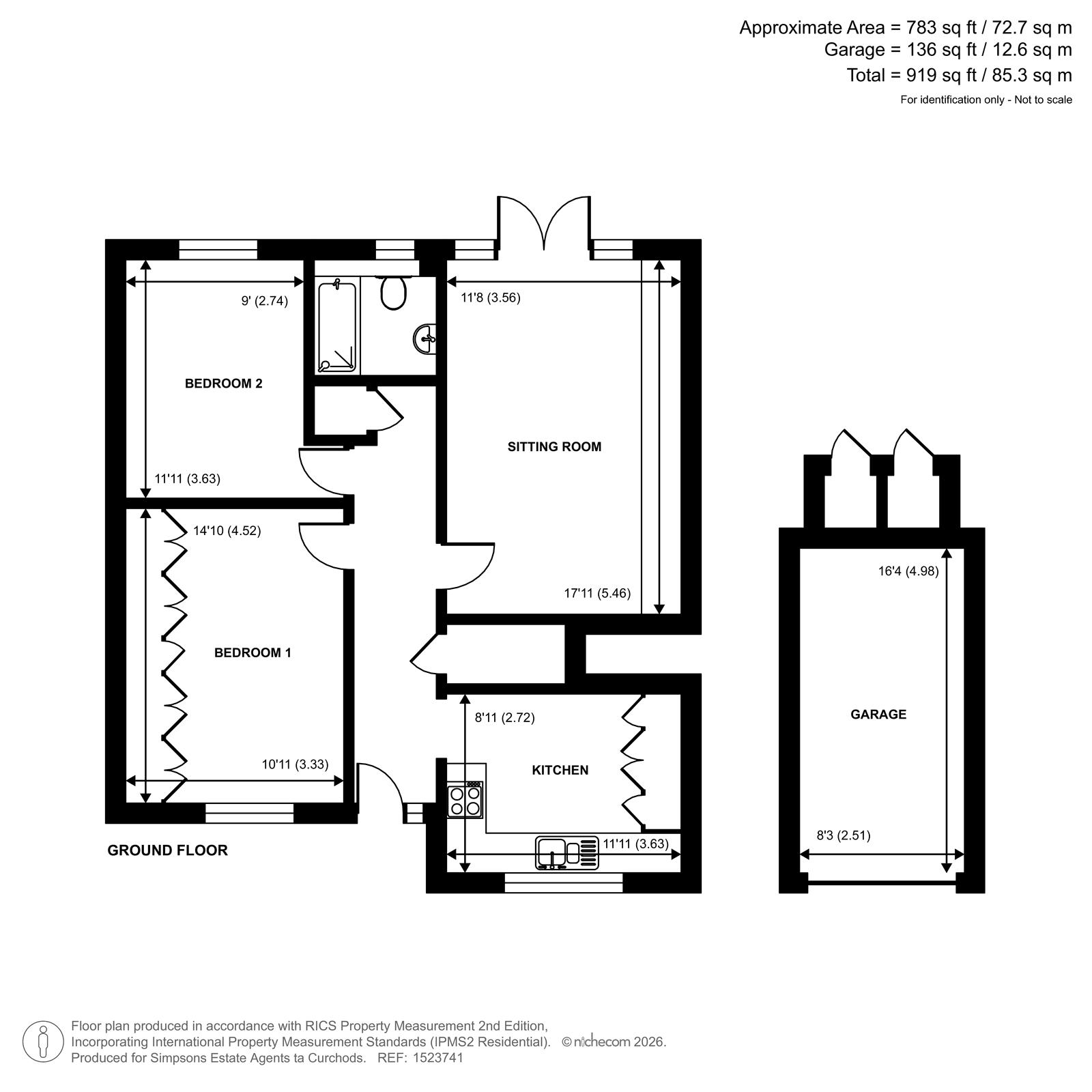 2, Berkeley Court, Guildford floorplan