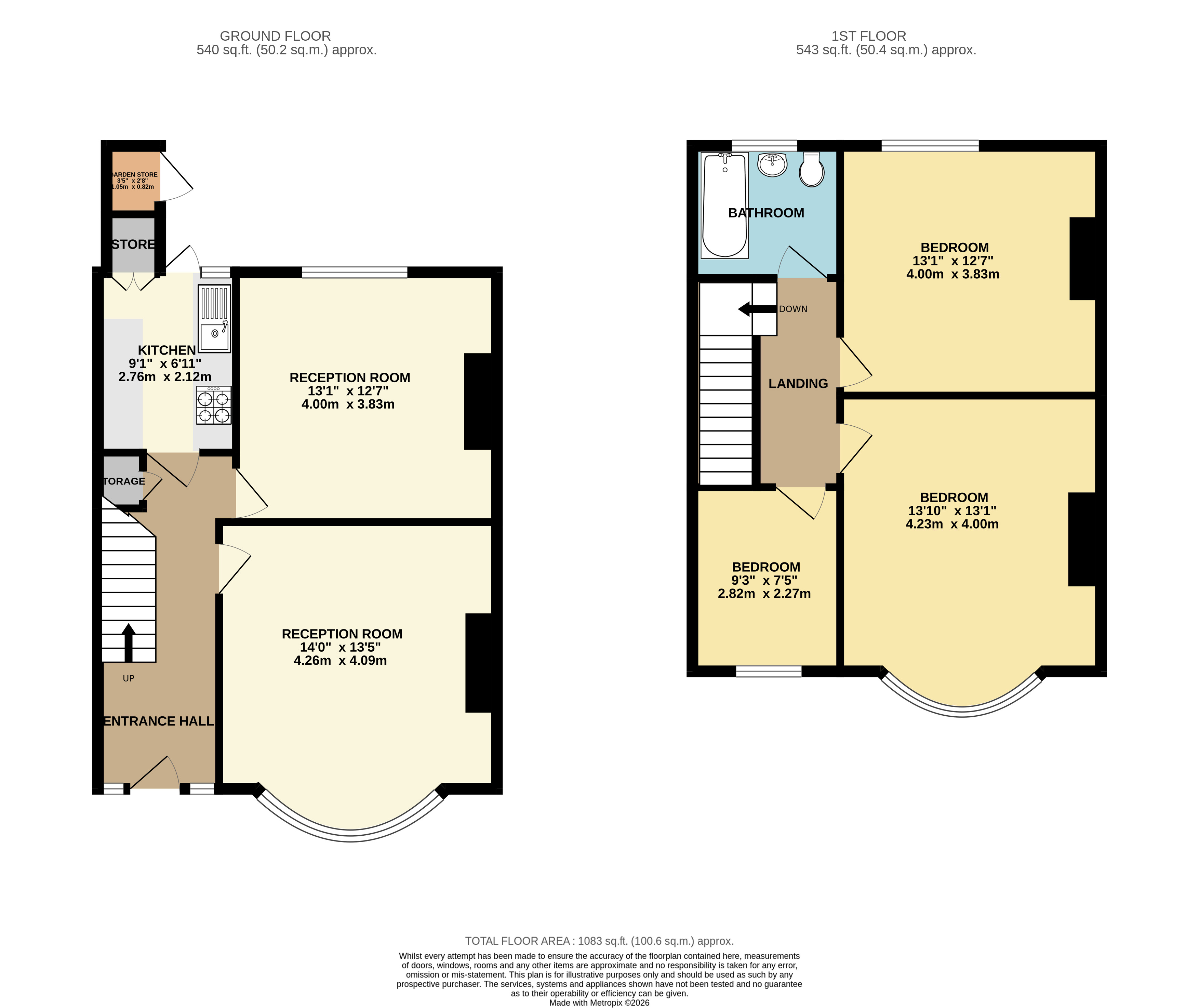 115, Cranbrook Road, Bristol floorplan