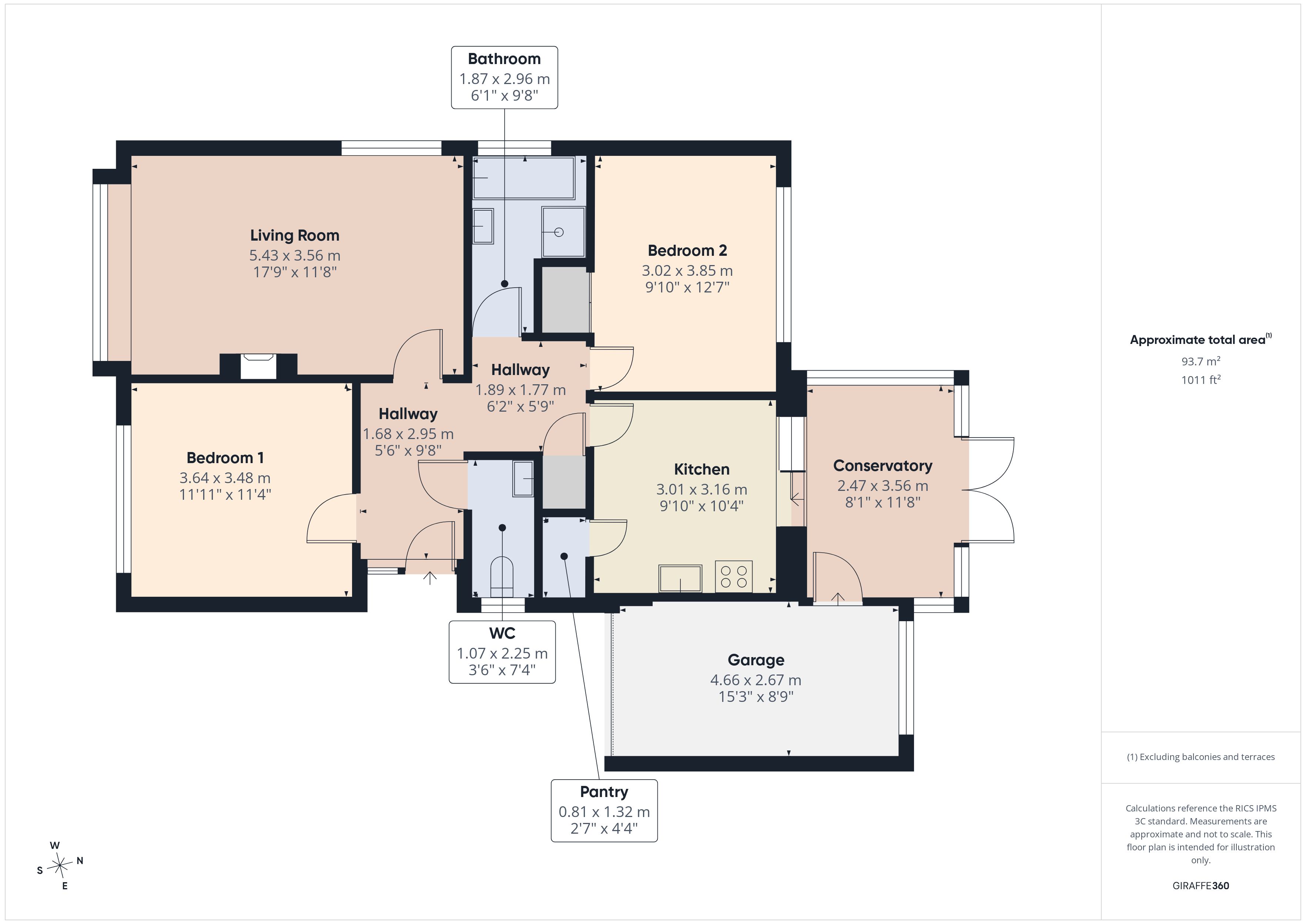10, Clay Close, High Wycombe floorplan