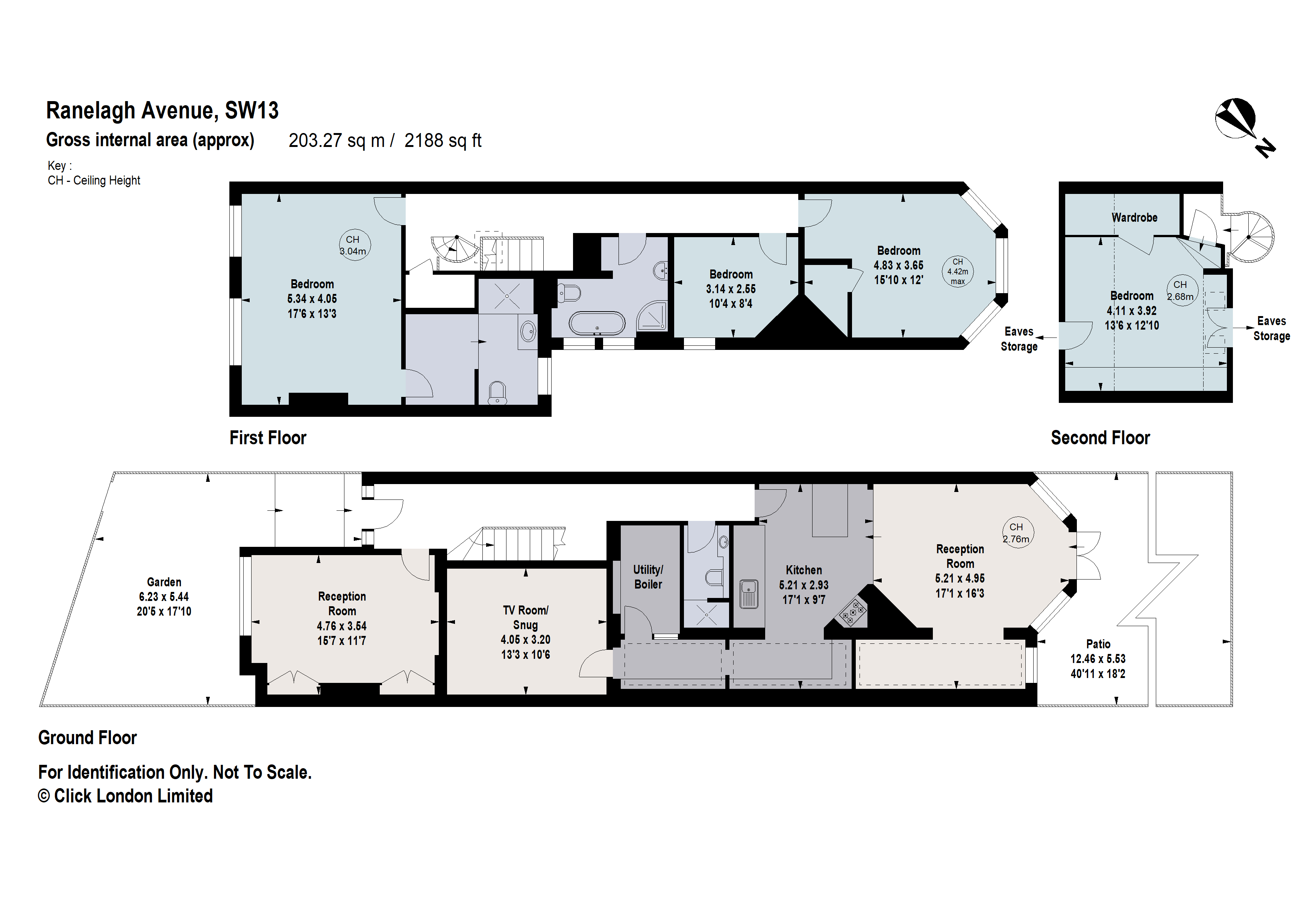 Ranelagh Avenue, Barnes, London SW13, 4 bedroom terraced house for sale