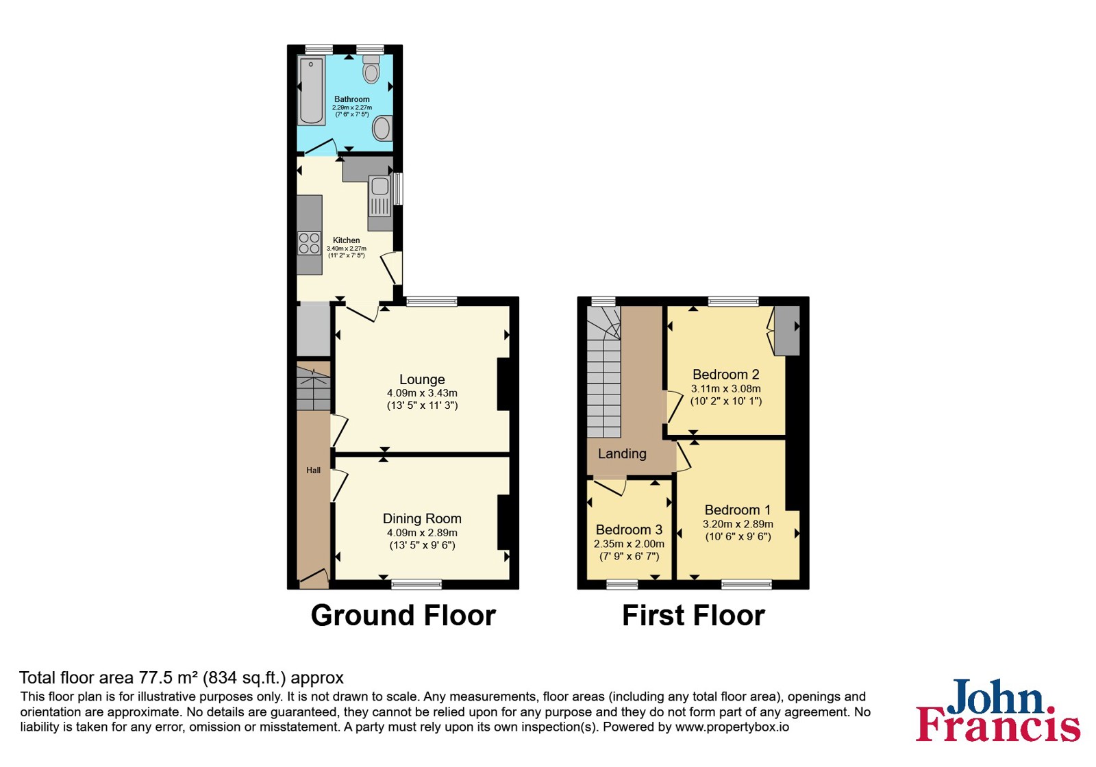 20, St. Davids Road, Ammanford floorplan