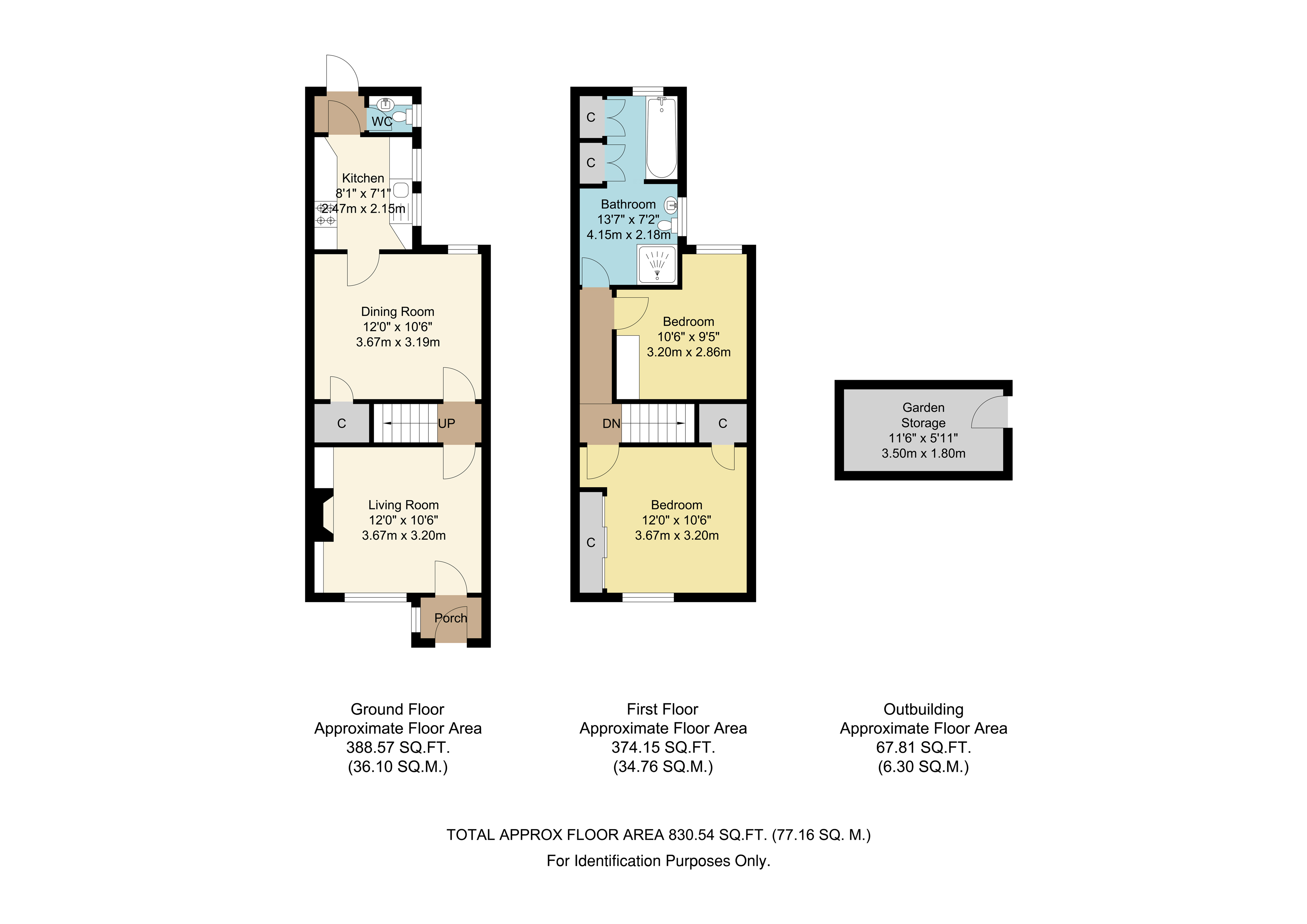 2, Spring Cottages, Edenbridge floorplan