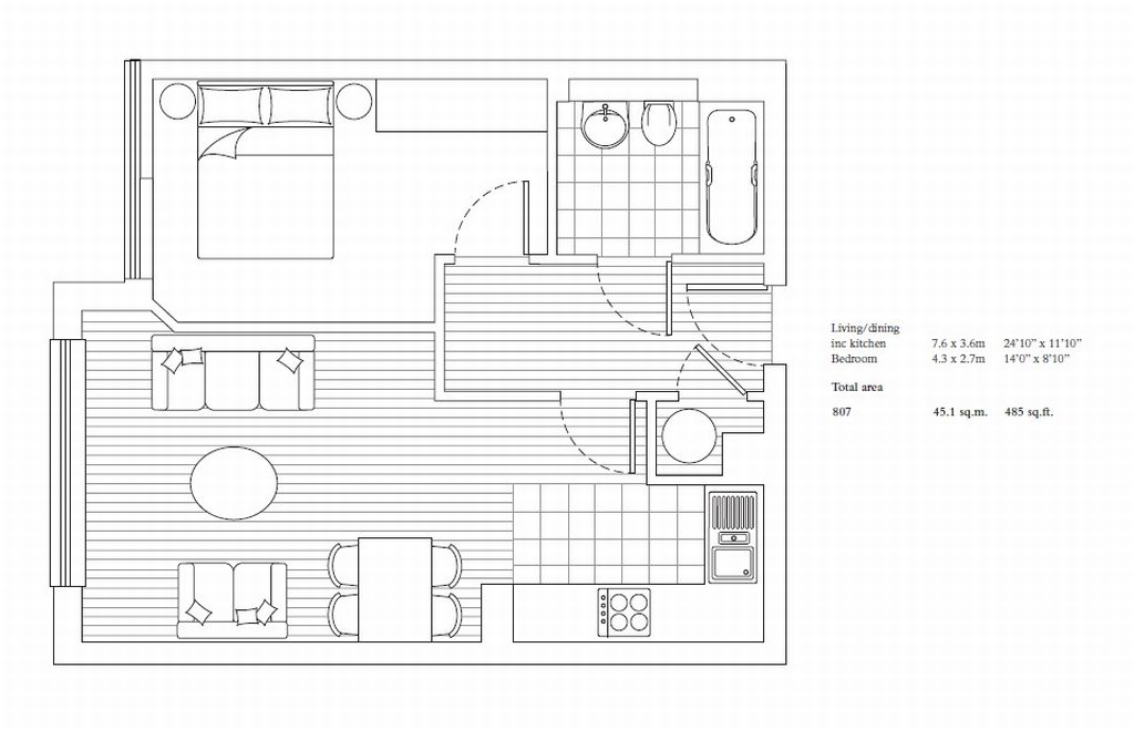 1 Bedrooms Flat to rent in Beacon Point, 12 Dowells Street, New Capital Quay, Greenwich, London SE10