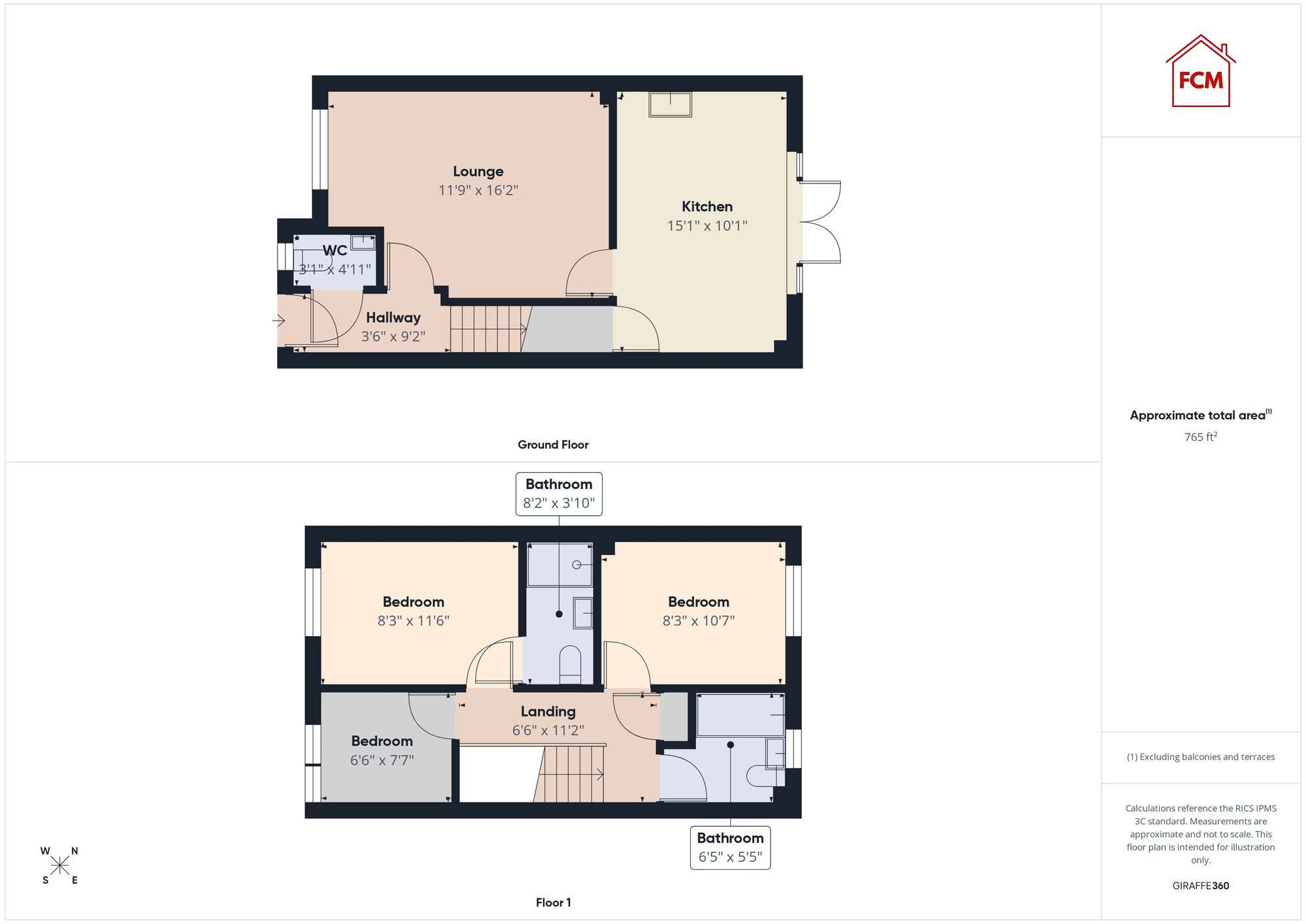 36 Dove Way, Whitehaven floorplan