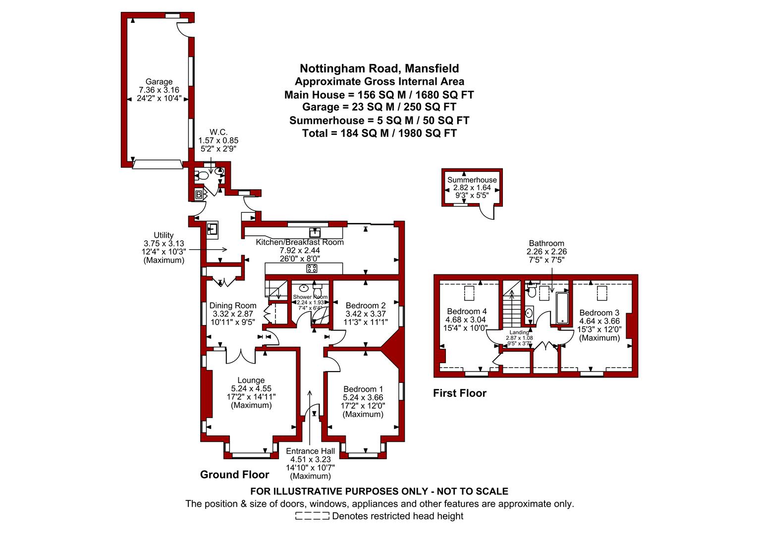 260, Nottingham Road, Mansfield floorplan