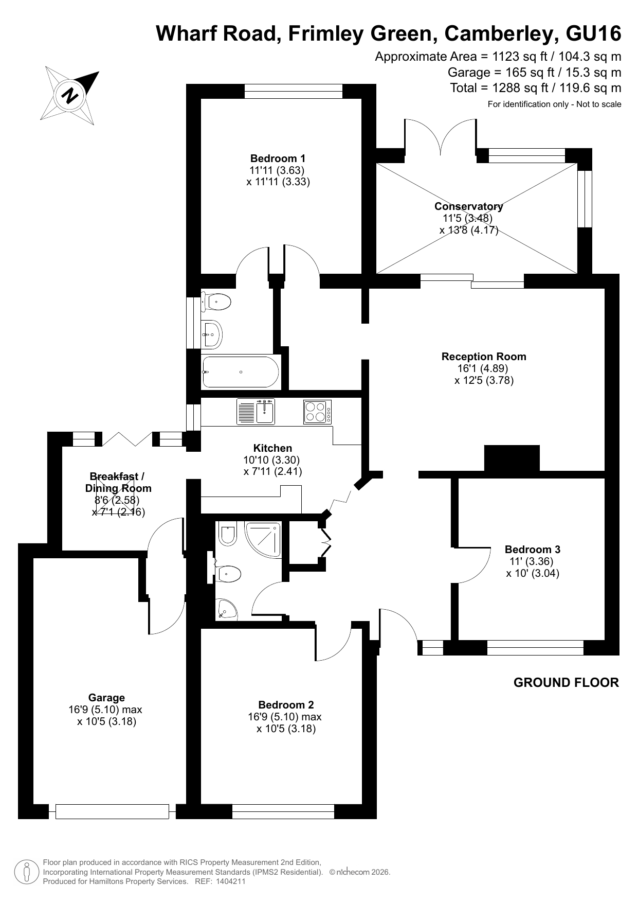 63, Wharf Road, Camberley floorplan