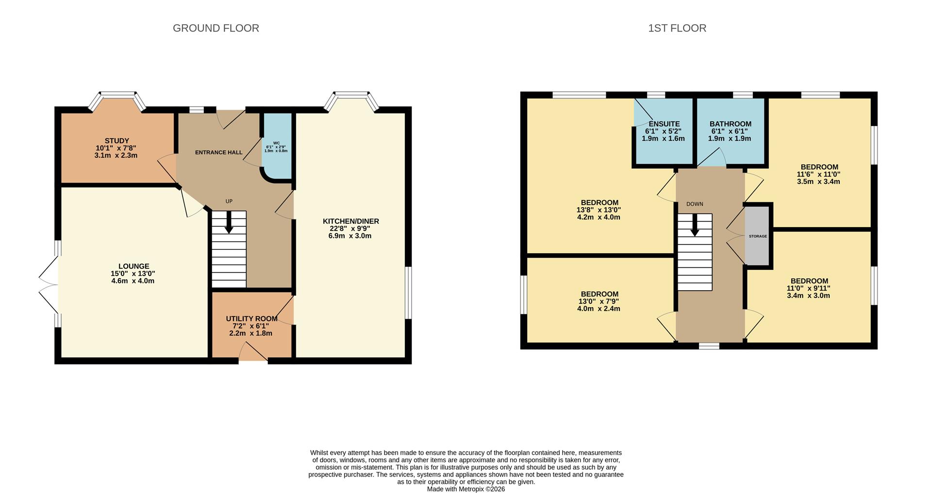 2, Foster Way, Kettering floorplan