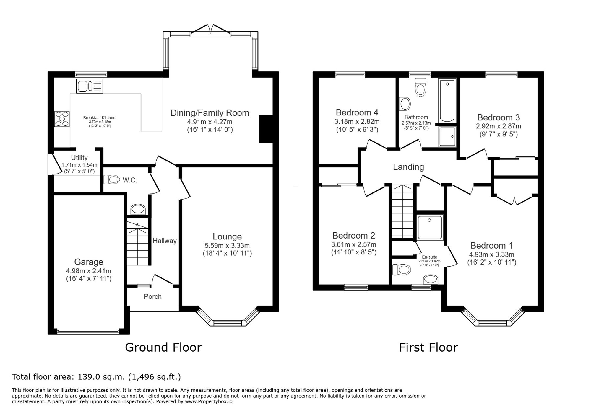 10 Hendre Las, Abergele floorplan