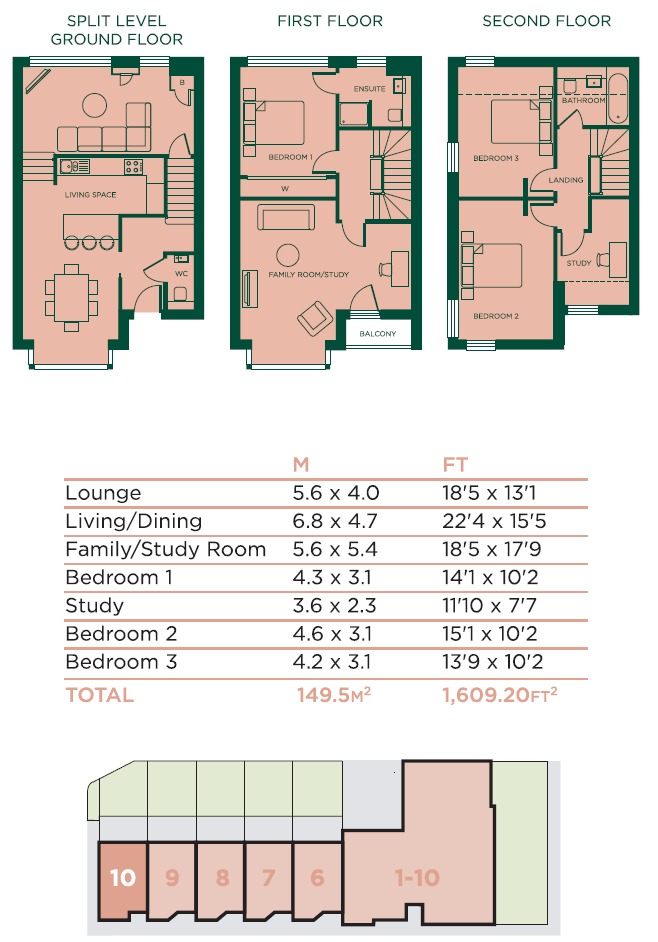 10a Blakes Walk, Lewes, East Sussex floorplan