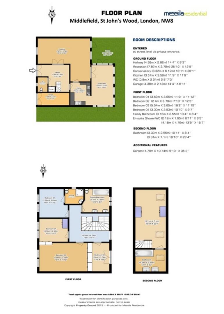 Middlefield, 17, Middlefield, St John's Wood floorplan