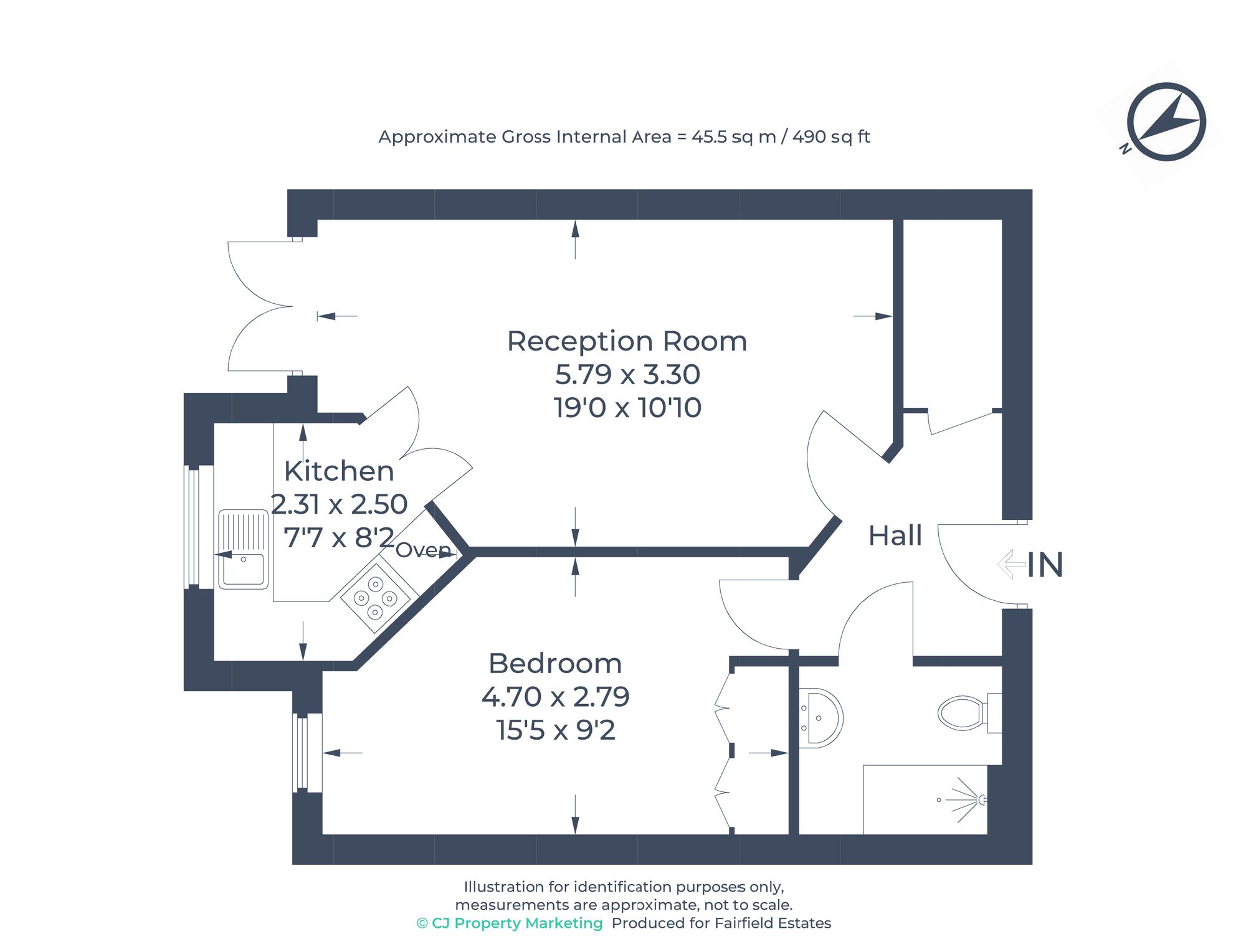 8 Pheasant Court Holtsmere Close, Watford floorplan