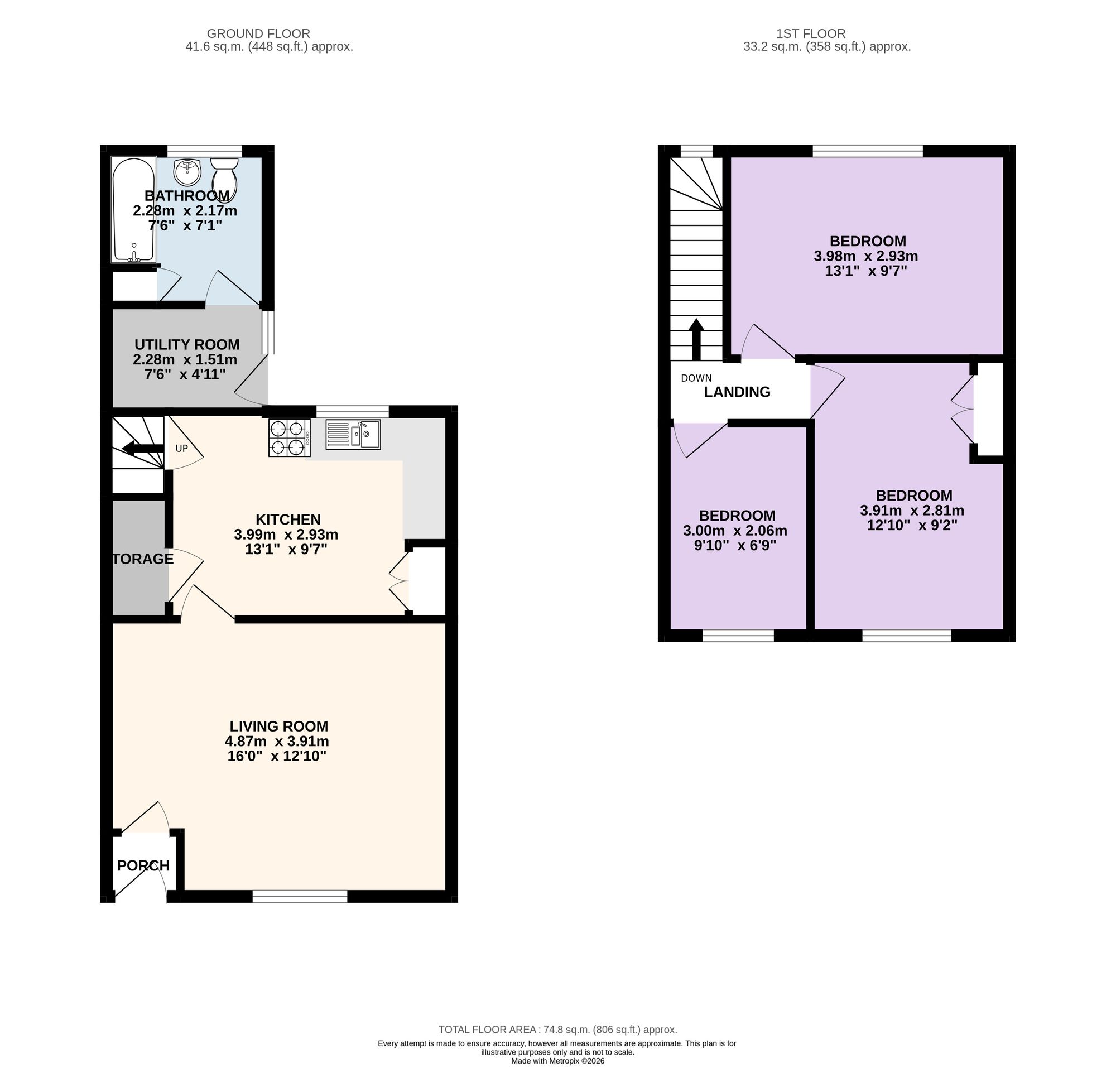 13 Lee Street, Preston floorplan