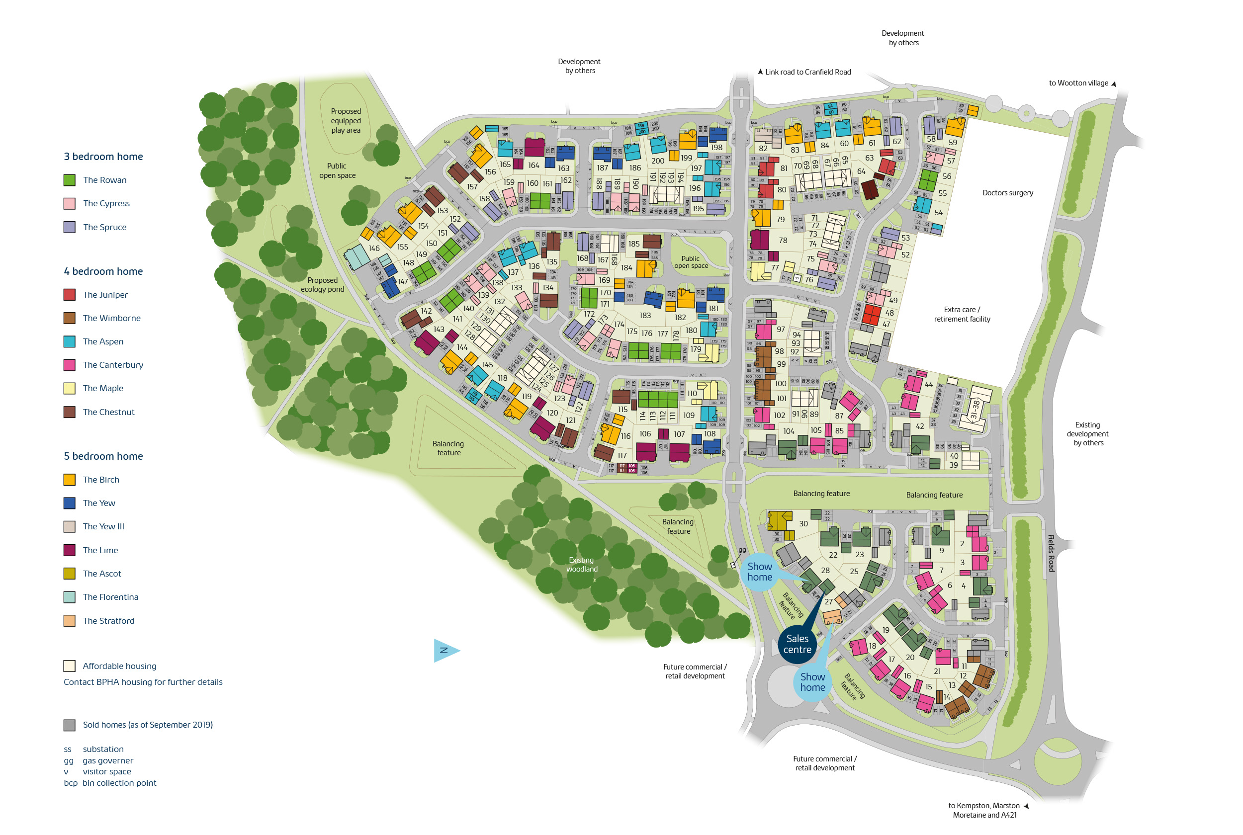 New home, 3 bed detached house for sale in "The Cypress" at "The