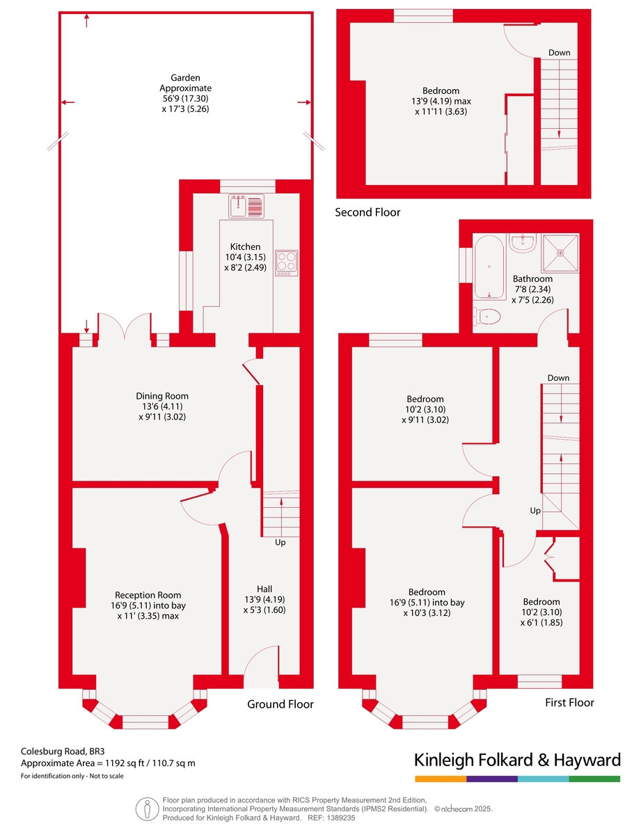 18, Colesburg Road, Kent floorplan