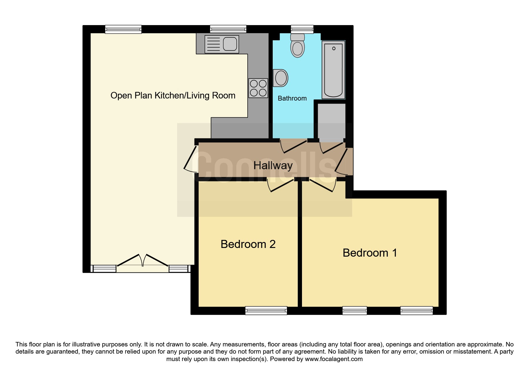 27, Loughland Close, Leicester floorplan